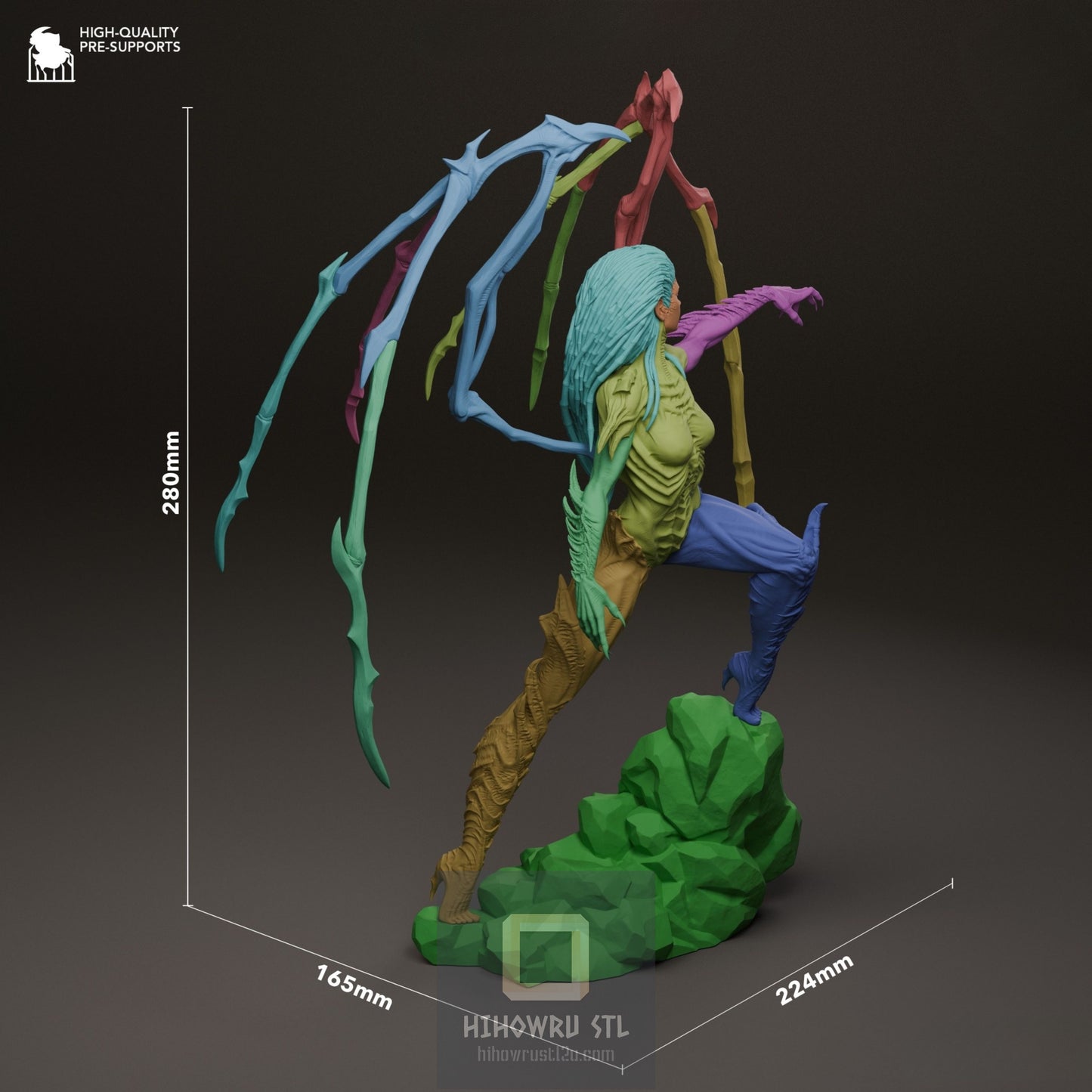 4644 Sarah Louise Kerrigan - Star Craft - STL 3D Print Files