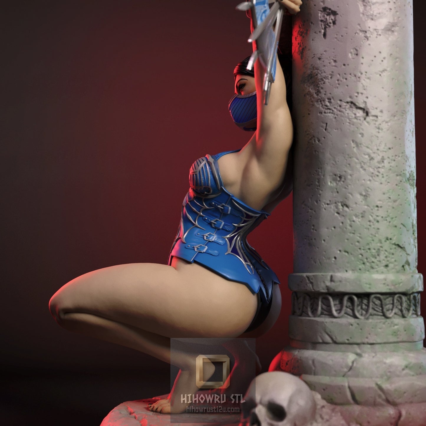 5236 Kitana NSFW - Mortal Kombat - STL 3D Print Files