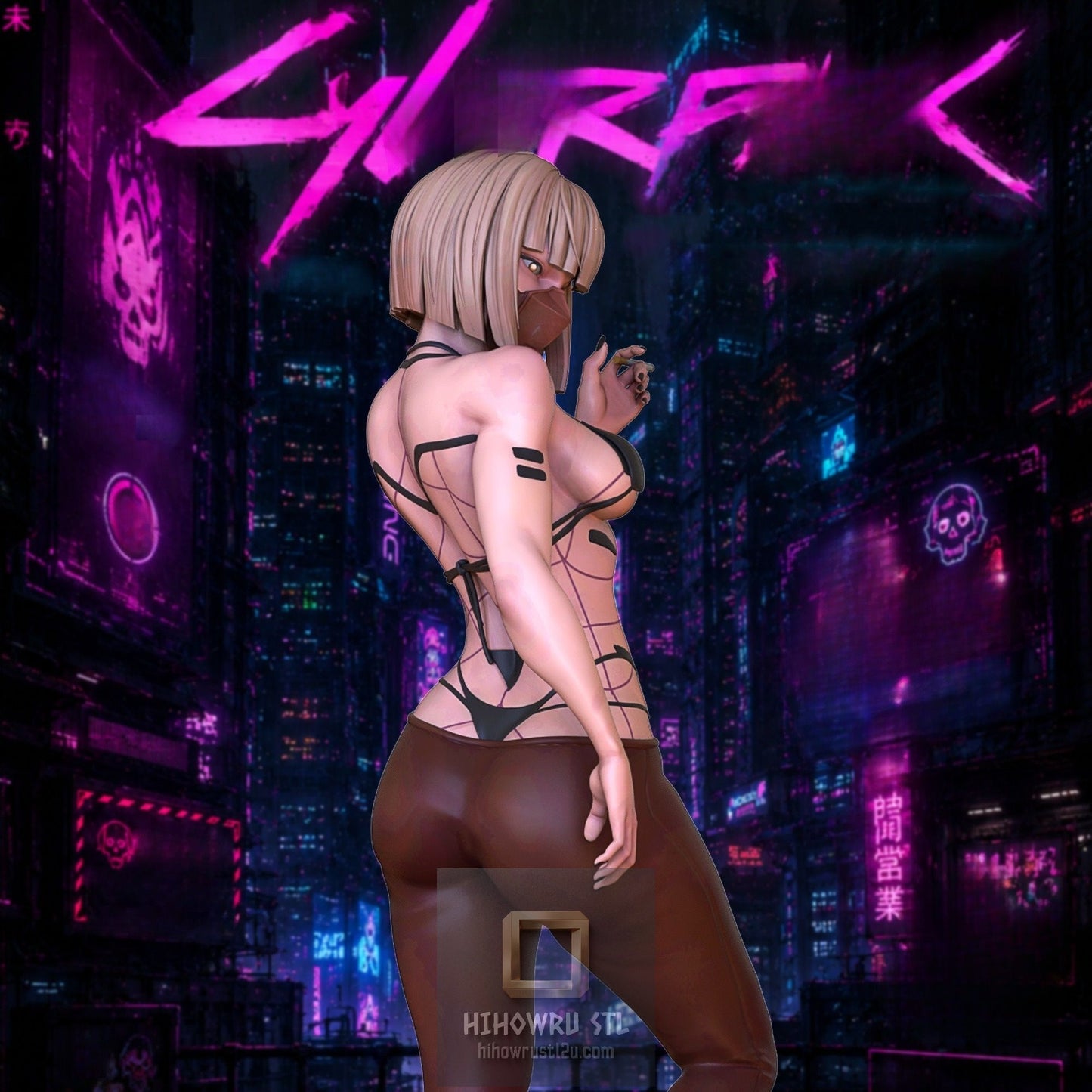 5227 Kiwi NSFW - Cyberpunk - STL 3D Print Files