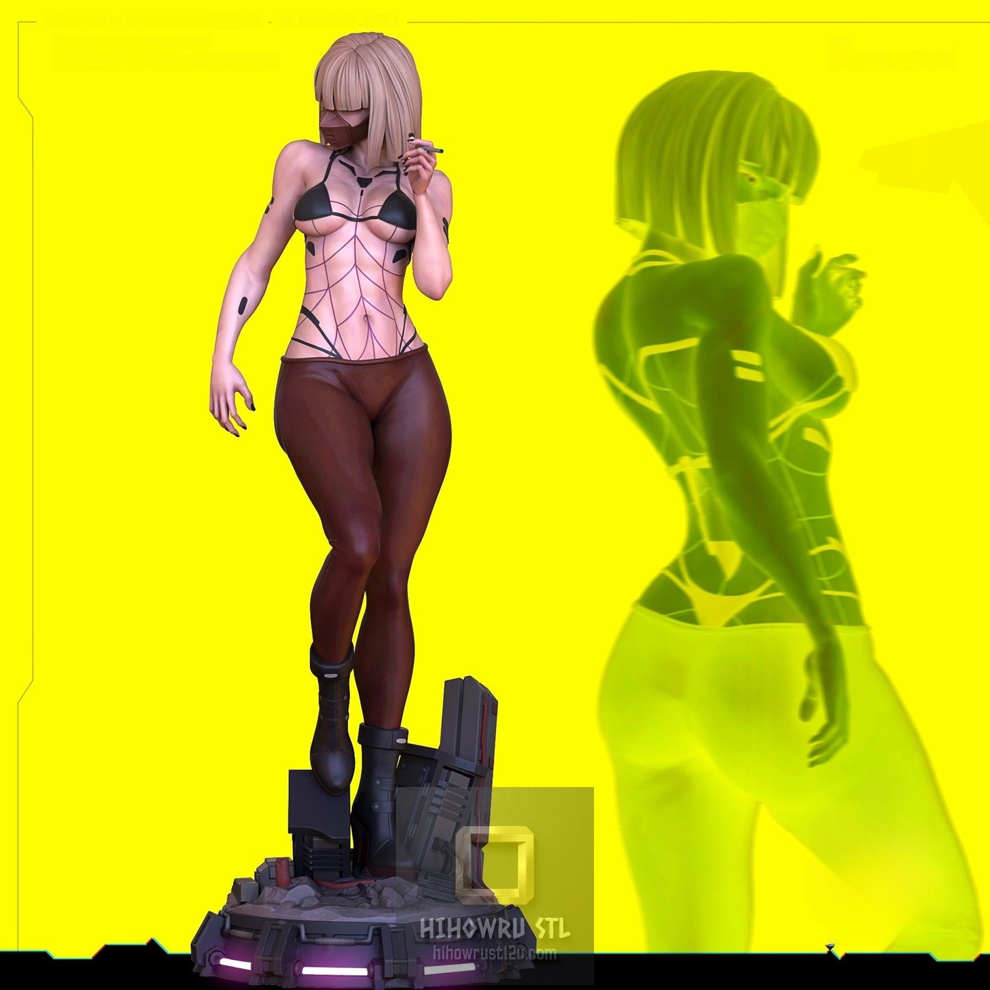 5227 Kiwi NSFW - Cyberpunk - STL 3D Print Files