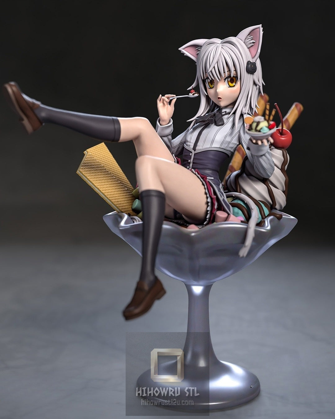 5372 Koneko Toujou NSFW - High School DxD - STL 3D Print Files