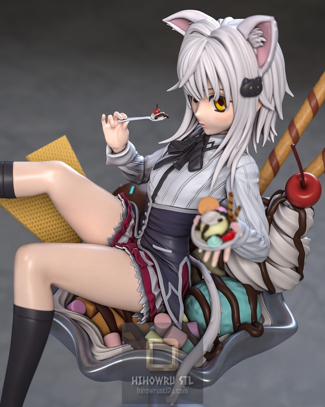 5372 Koneko Toujou NSFW - High School DxD - STL 3D Print Files
