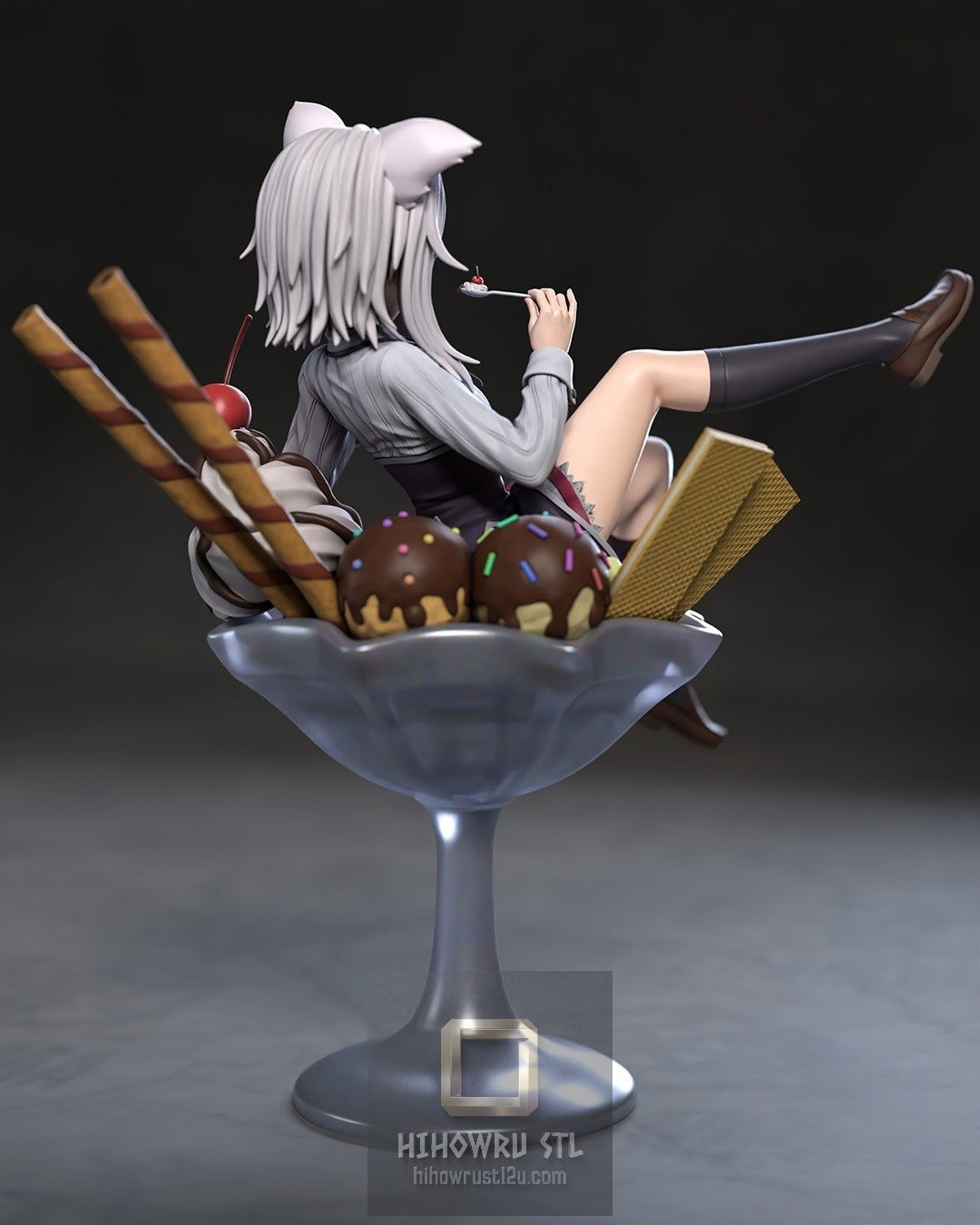 5372 Koneko Toujou NSFW - High School DxD - STL 3D Print Files