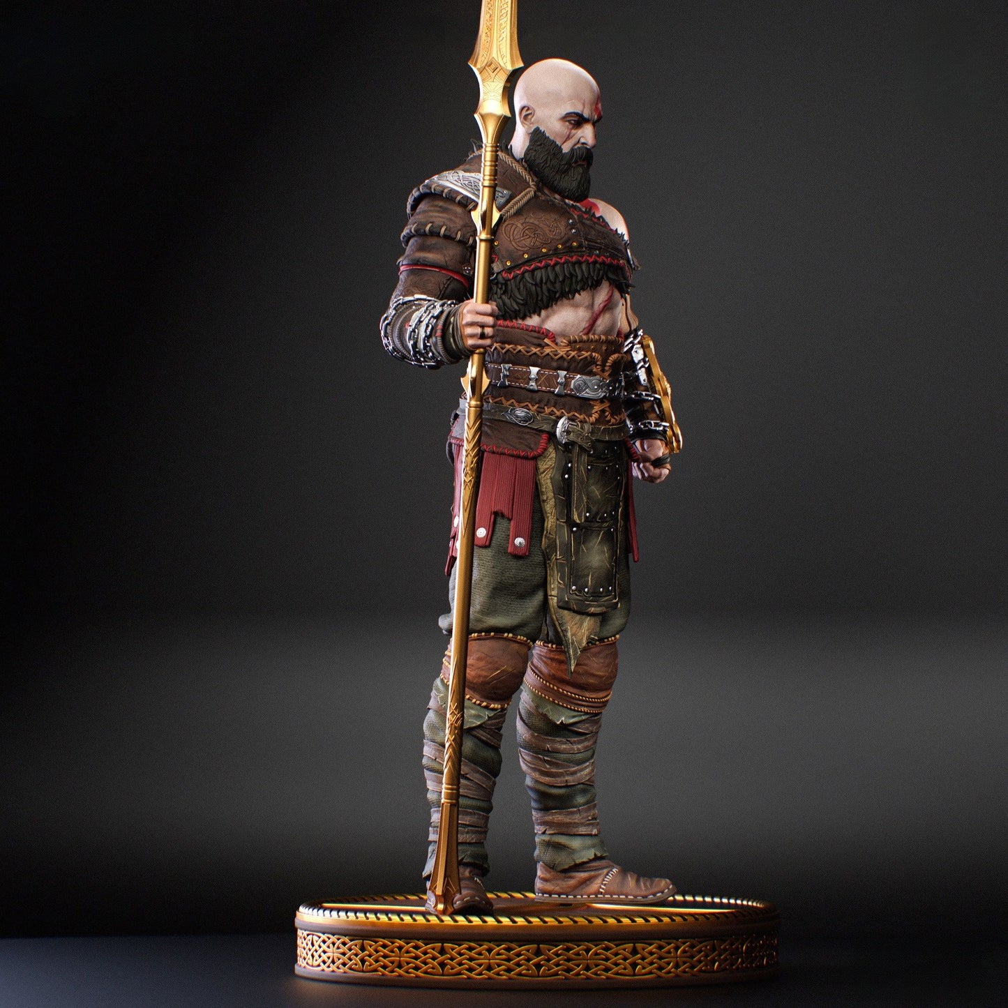 3905 Kratos - God of War - STL 3D Print Files