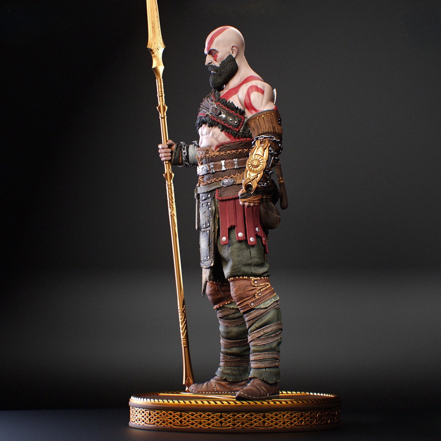 3905 Kratos - God of War - STL 3D Print Files