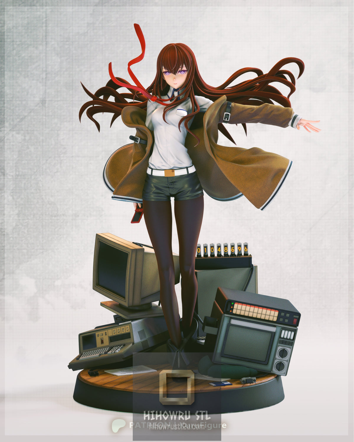 5585 Kurisu Makise - Steins;Gate - STL 3D Print Files