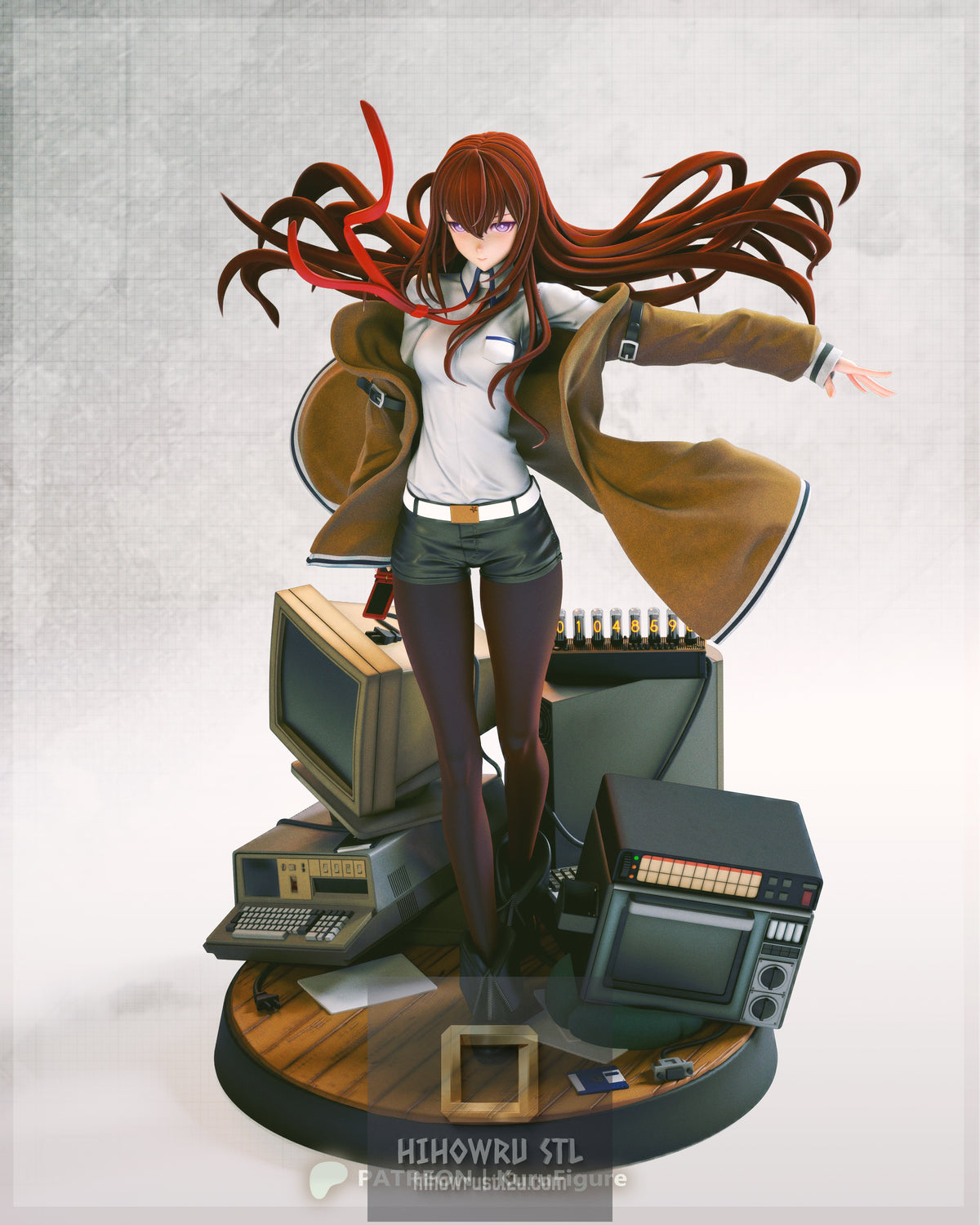 5585 Kurisu Makise - Steins;Gate - STL 3D Print Files