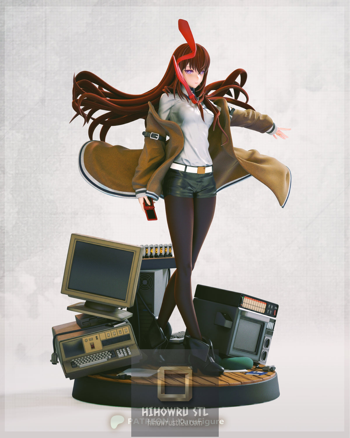 5585 Kurisu Makise - Steins;Gate - STL 3D Print Files