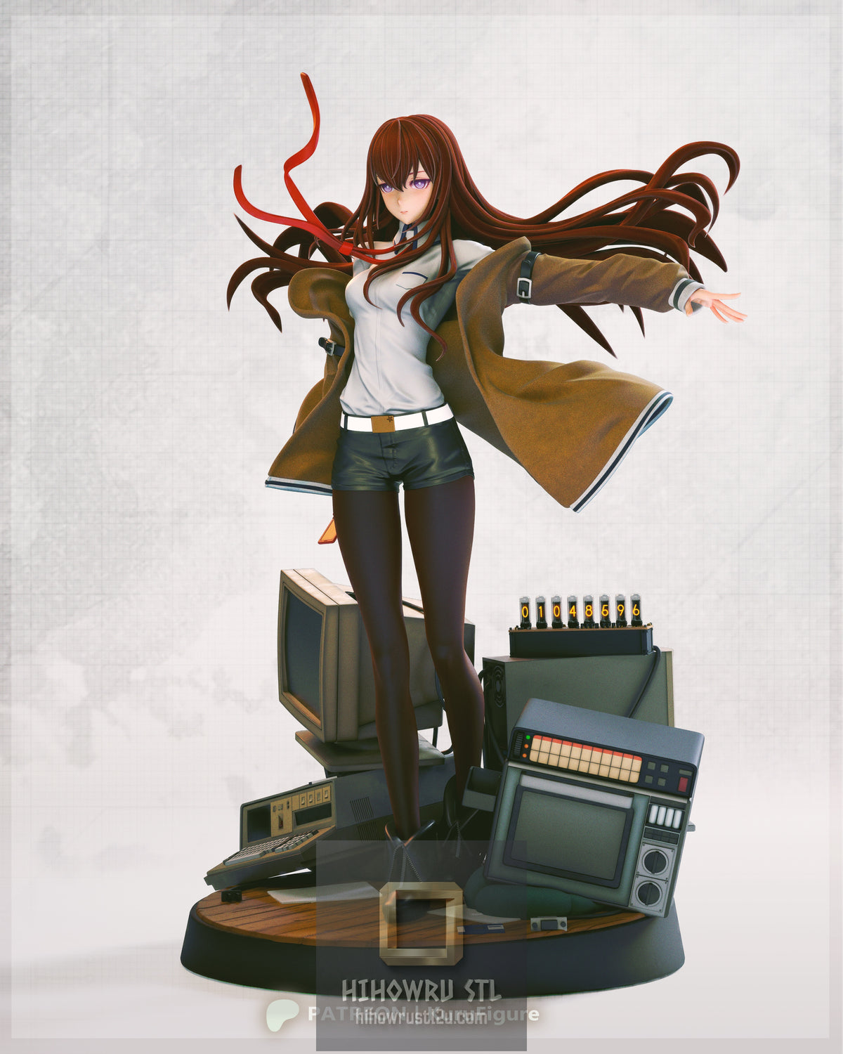 5585 Kurisu Makise - Steins;Gate - STL 3D Print Files