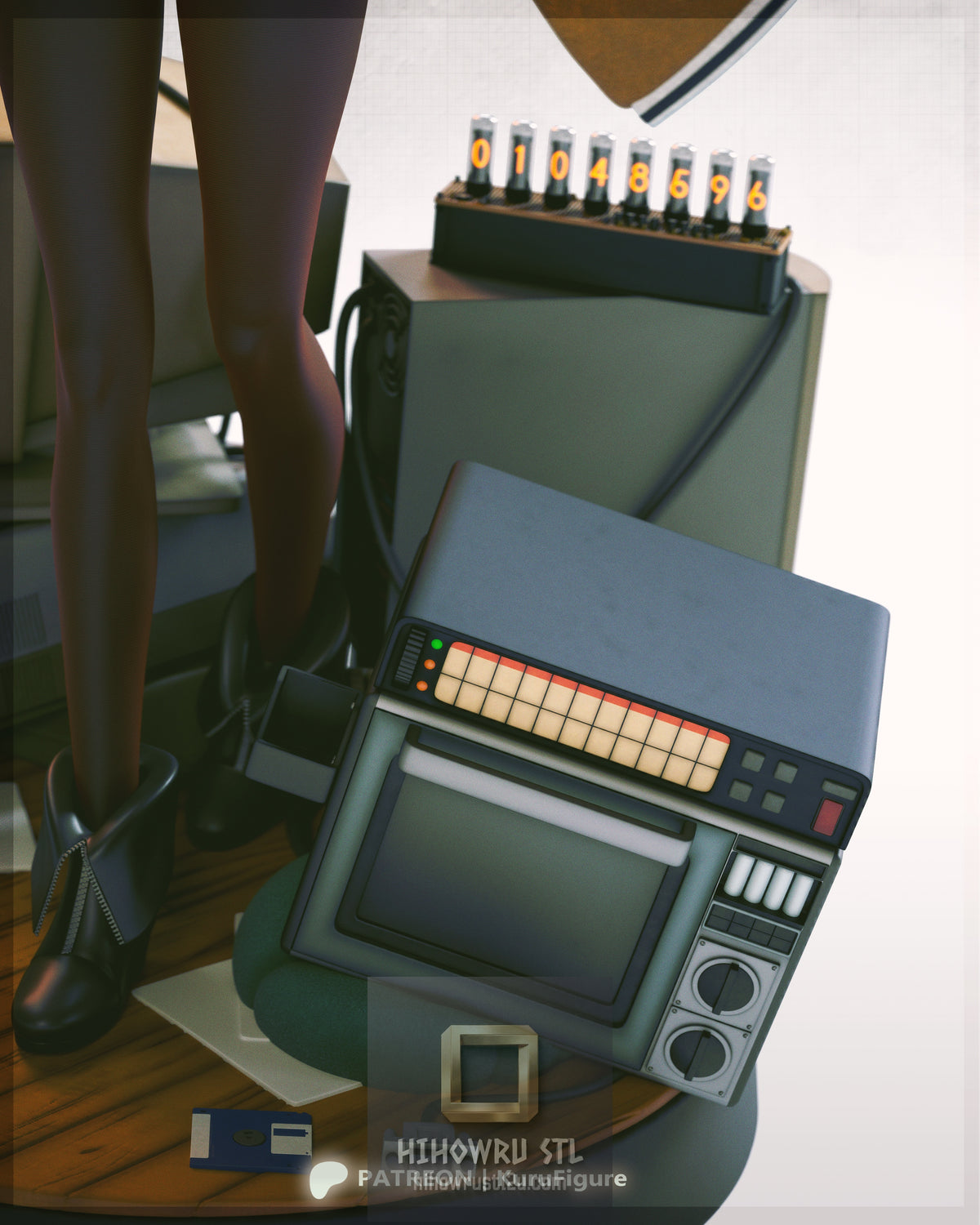 5585 Kurisu Makise - Steins;Gate - STL 3D Print Files