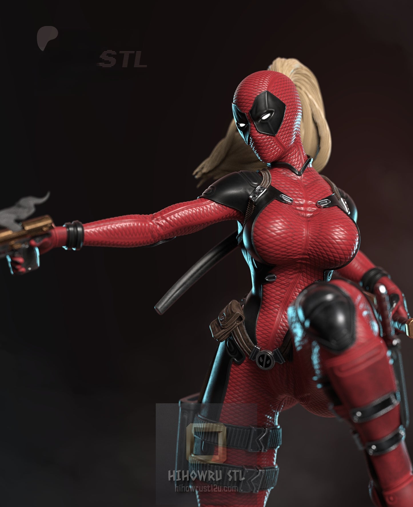 4940 Lady Deadpool NSFW - Deadpool - STL 3D Print Files