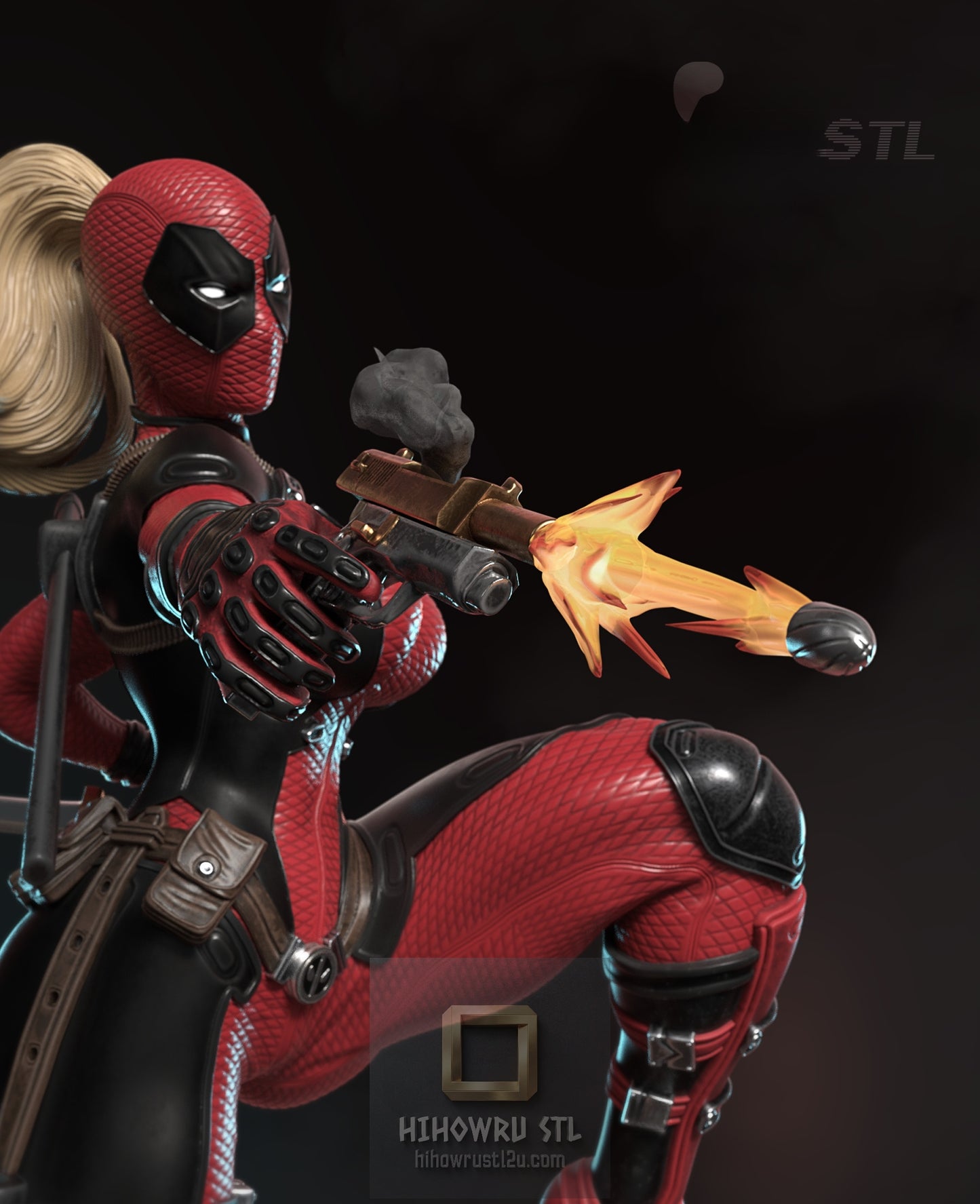 4940 Lady Deadpool NSFW - Deadpool - STL 3D Print Files