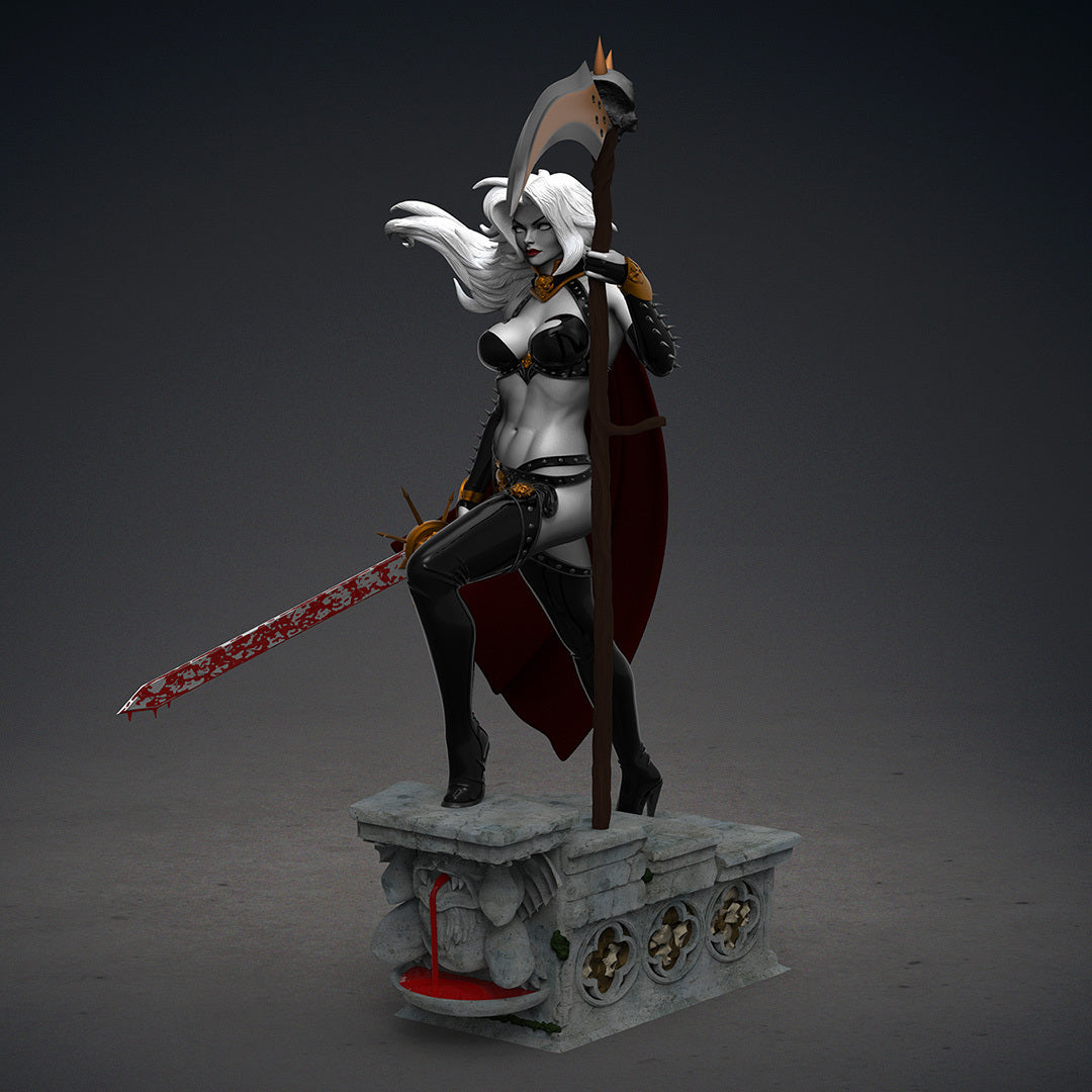 1676 Lady Death - STL 3D Print Files