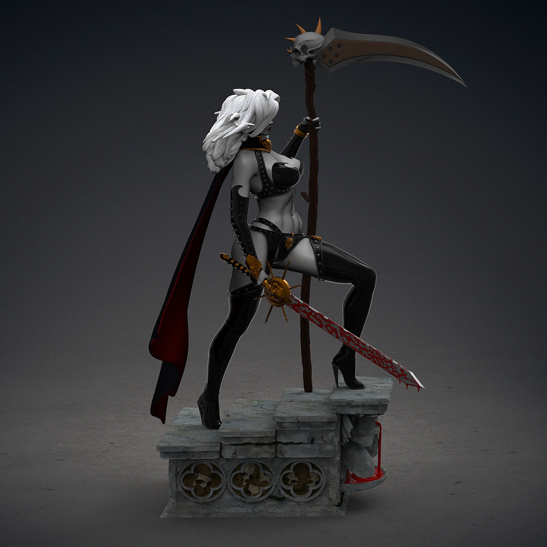 1676 Lady Death - STL 3D Print Files