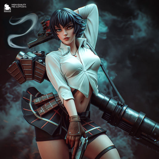 4120 Lady - Devil May Cry - STL 3D Print Files