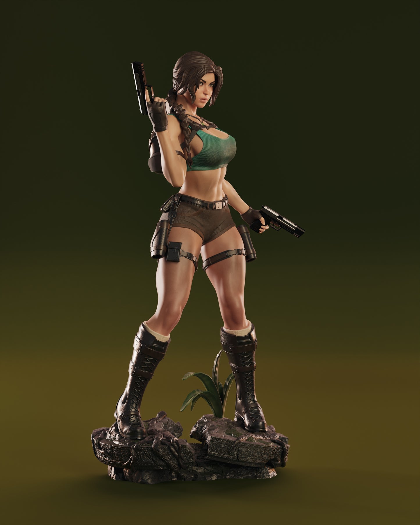 1719 Lara Croft - Tomb Raider - STL 3D Print Files