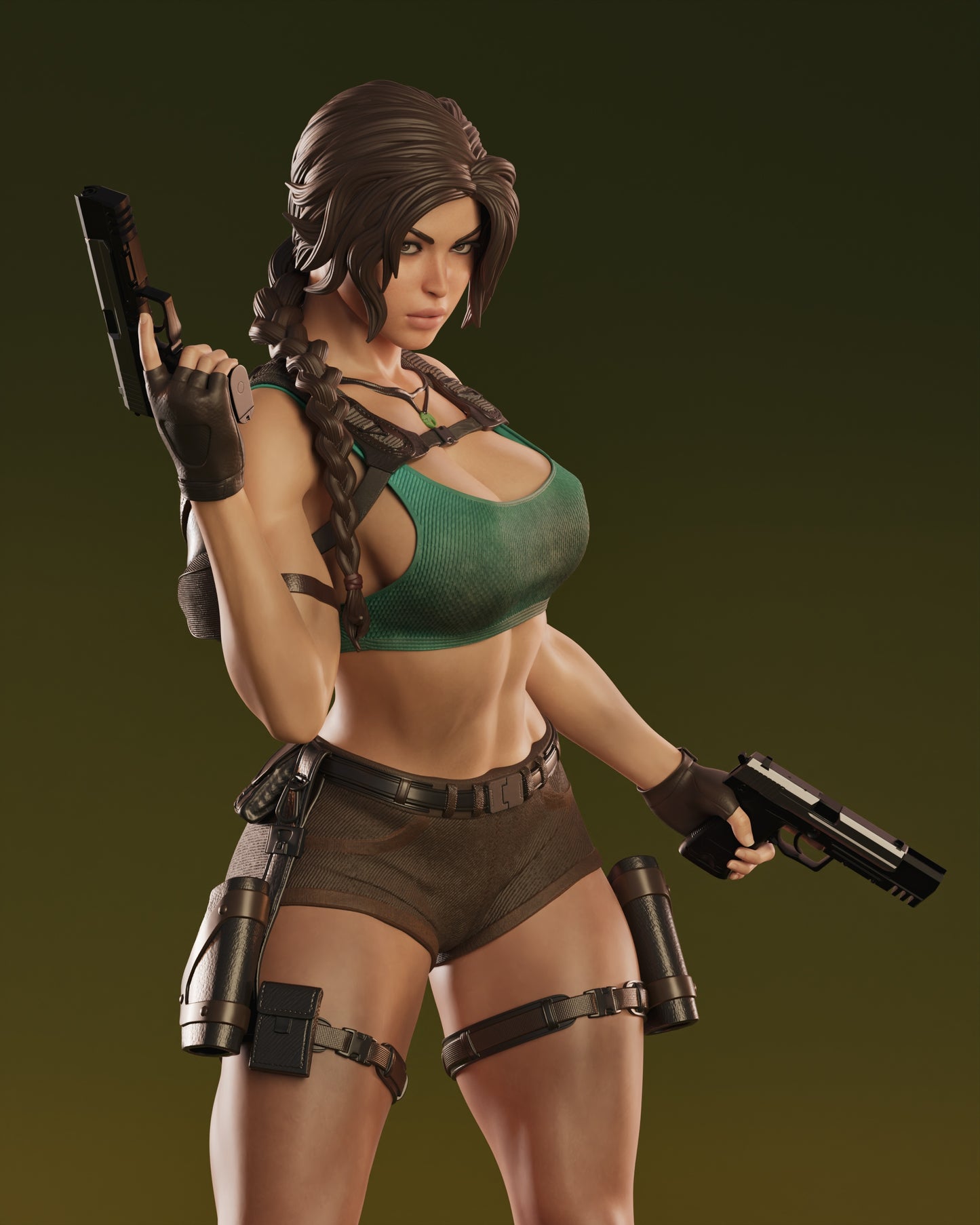 1719 Lara Croft - Tomb Raider - STL 3D Print Files