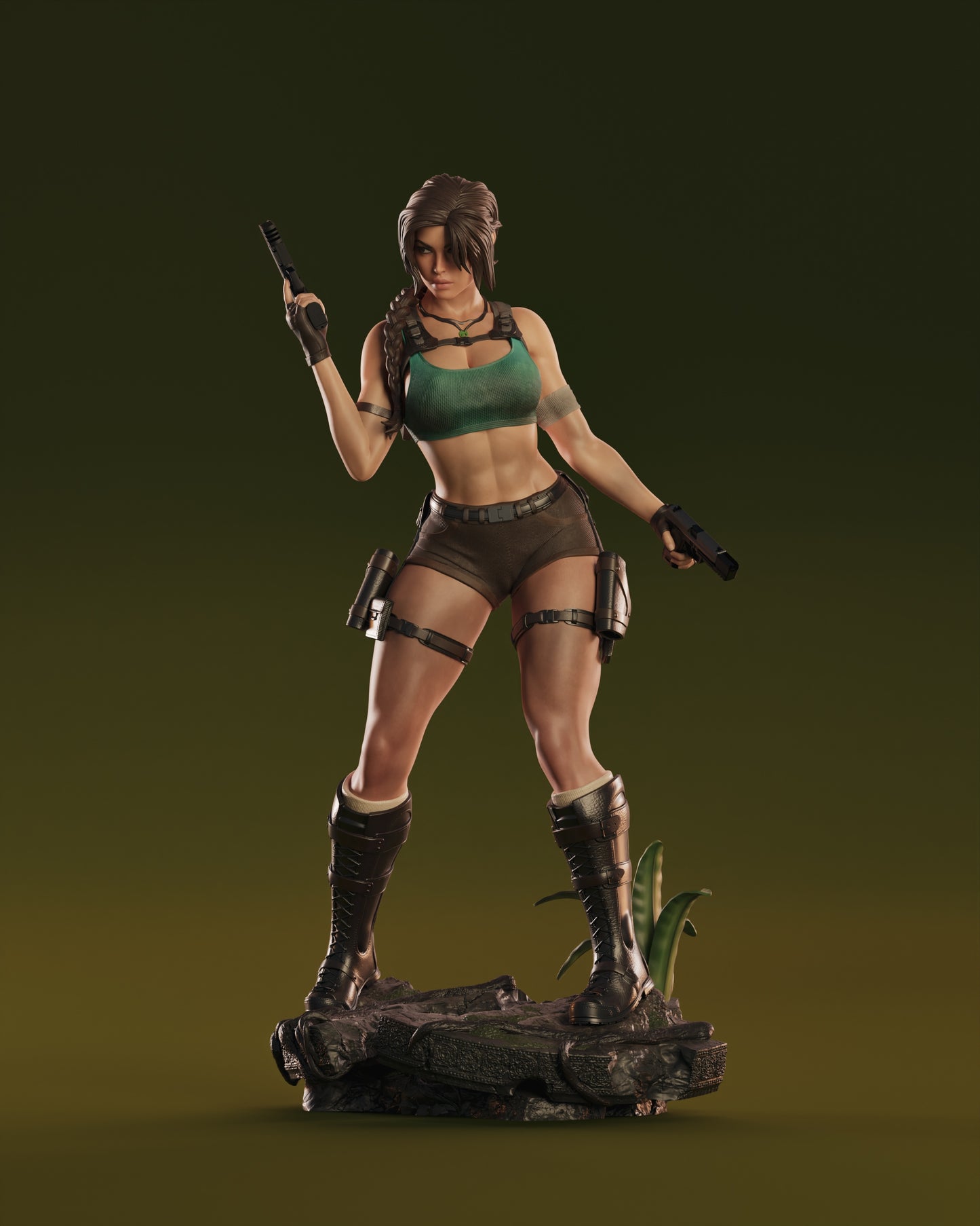 1719 Lara Croft - Tomb Raider - STL 3D Print Files