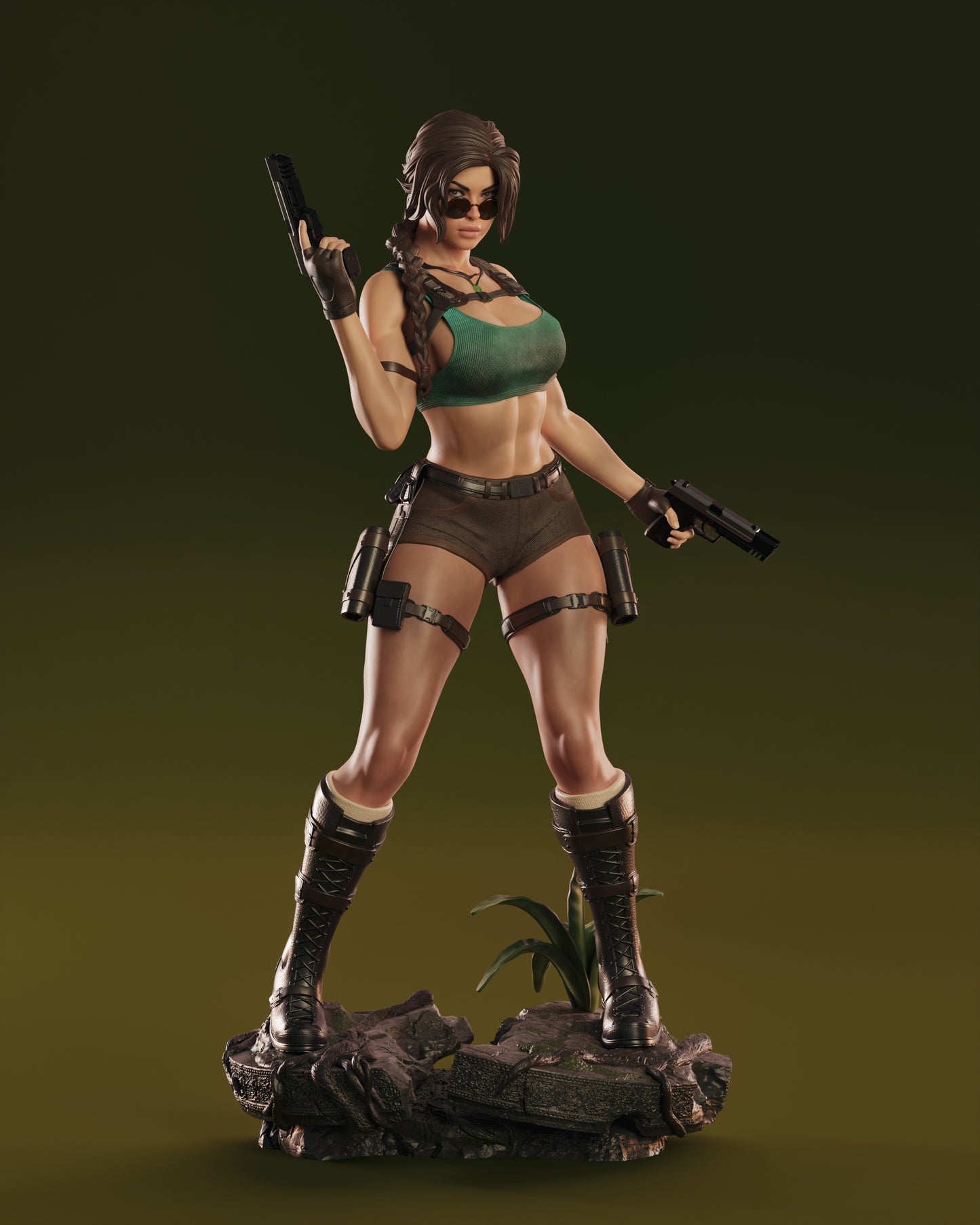 1719 Lara Croft - Tomb Raider - STL 3D Print Files