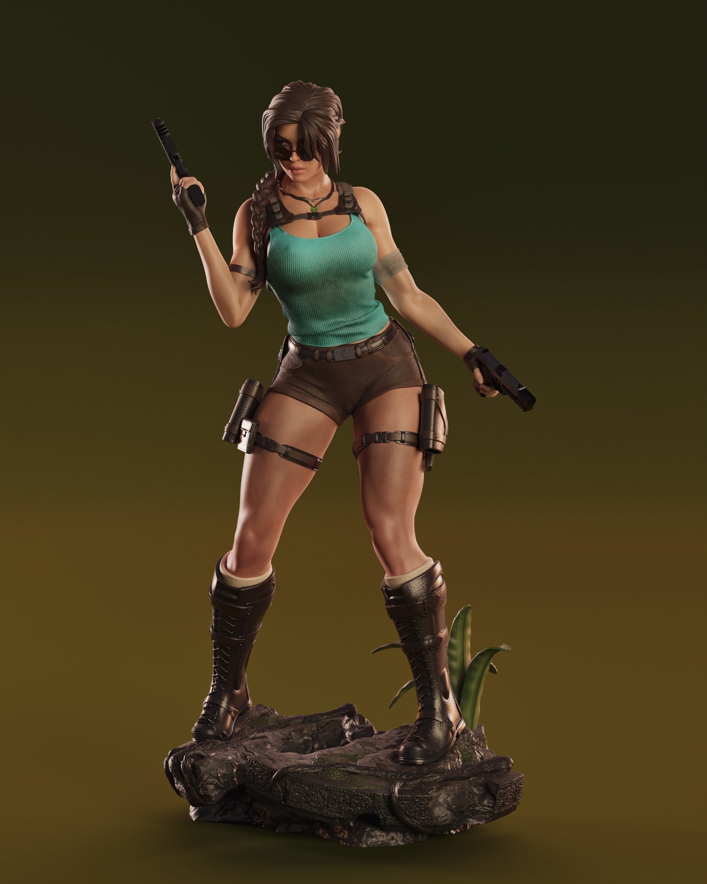 1719 Lara Croft - Tomb Raider - STL 3D Print Files