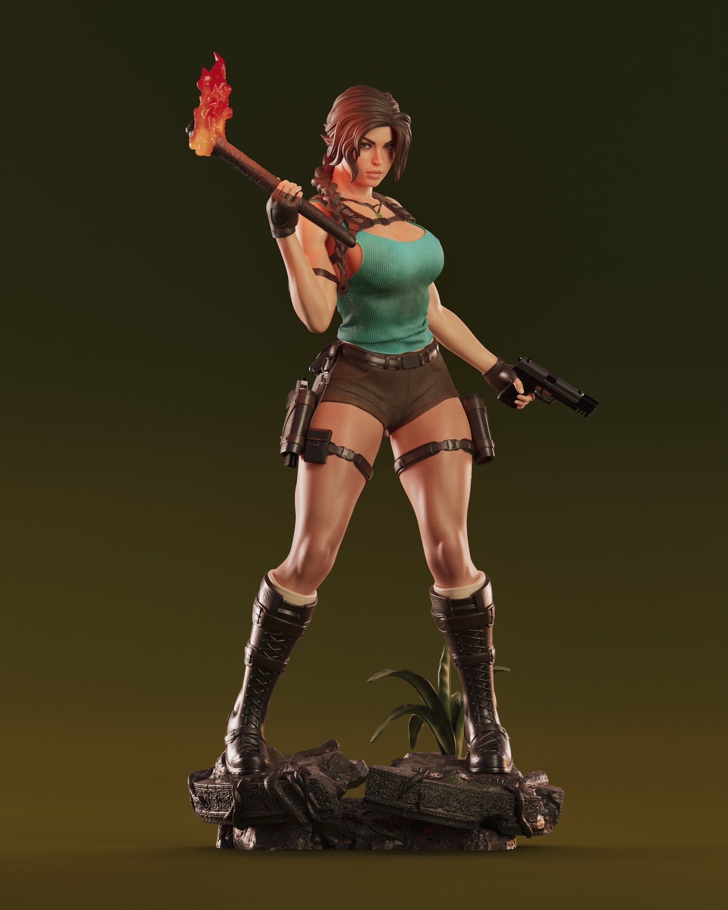 1719 Lara Croft - Tomb Raider - STL 3D Print Files