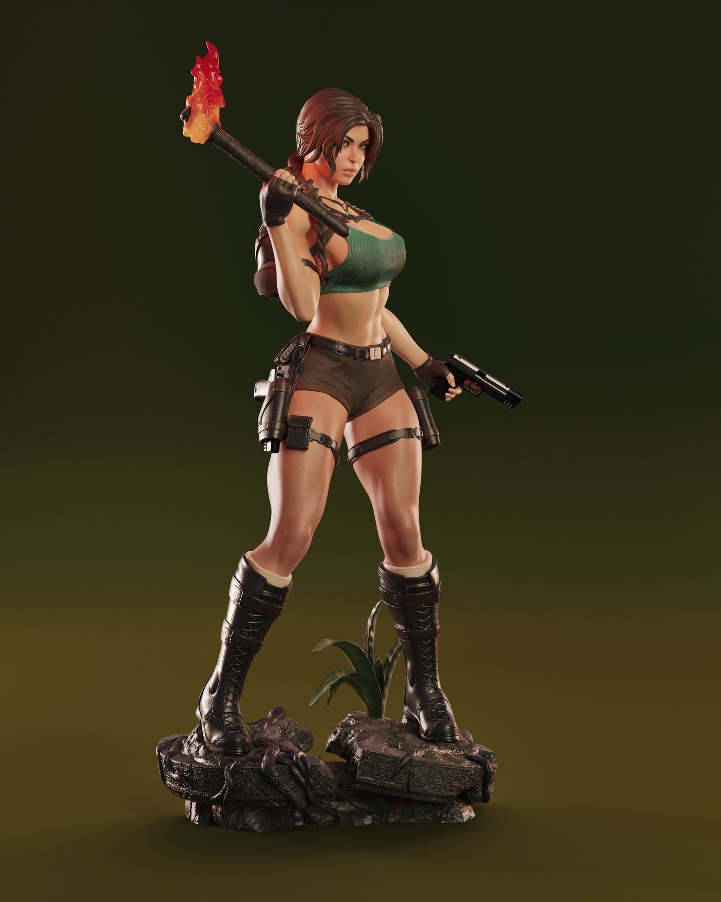 1719 Lara Croft - Tomb Raider - STL 3D Print Files