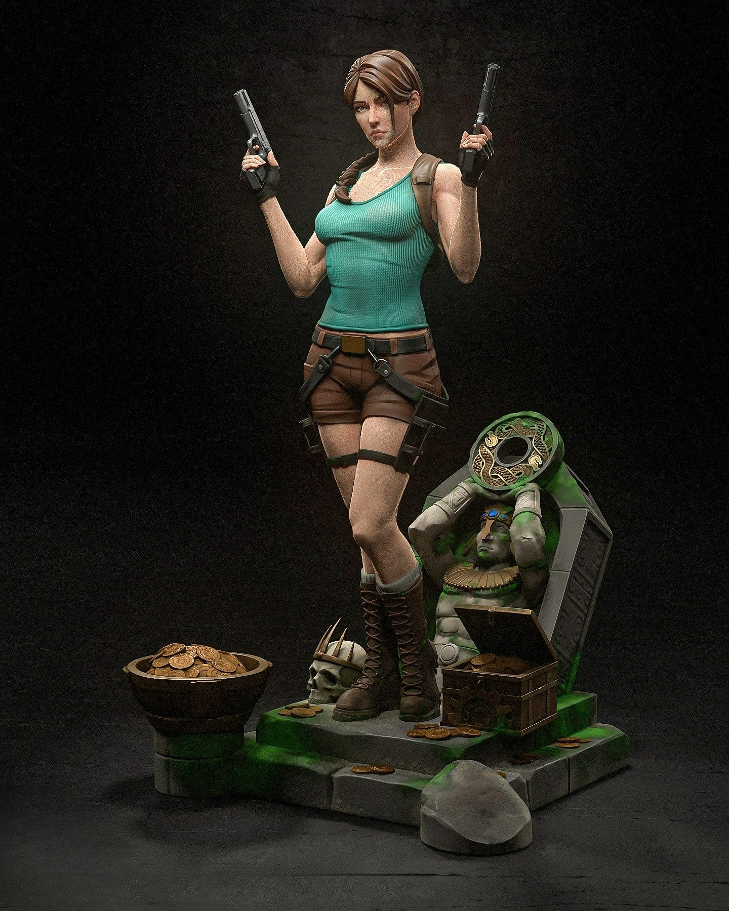 3317 Lara Croft - Tomb Raider - STL 3D Print Files