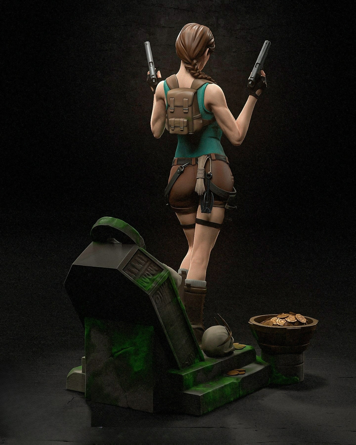 3317 Lara Croft - Tomb Raider - STL 3D Print Files