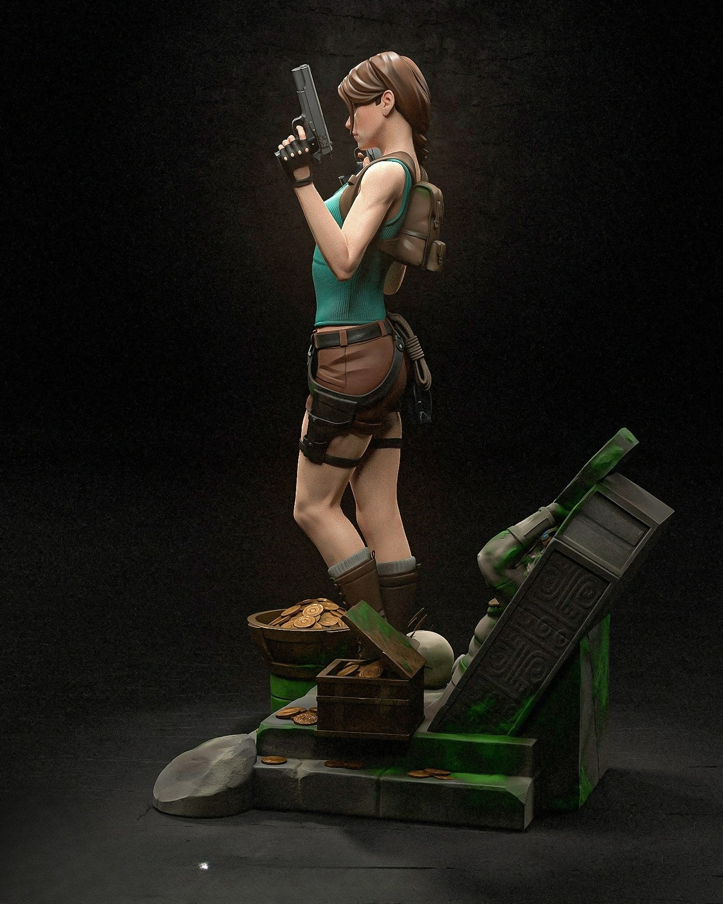 3317 Lara Croft - Tomb Raider - STL 3D Print Files