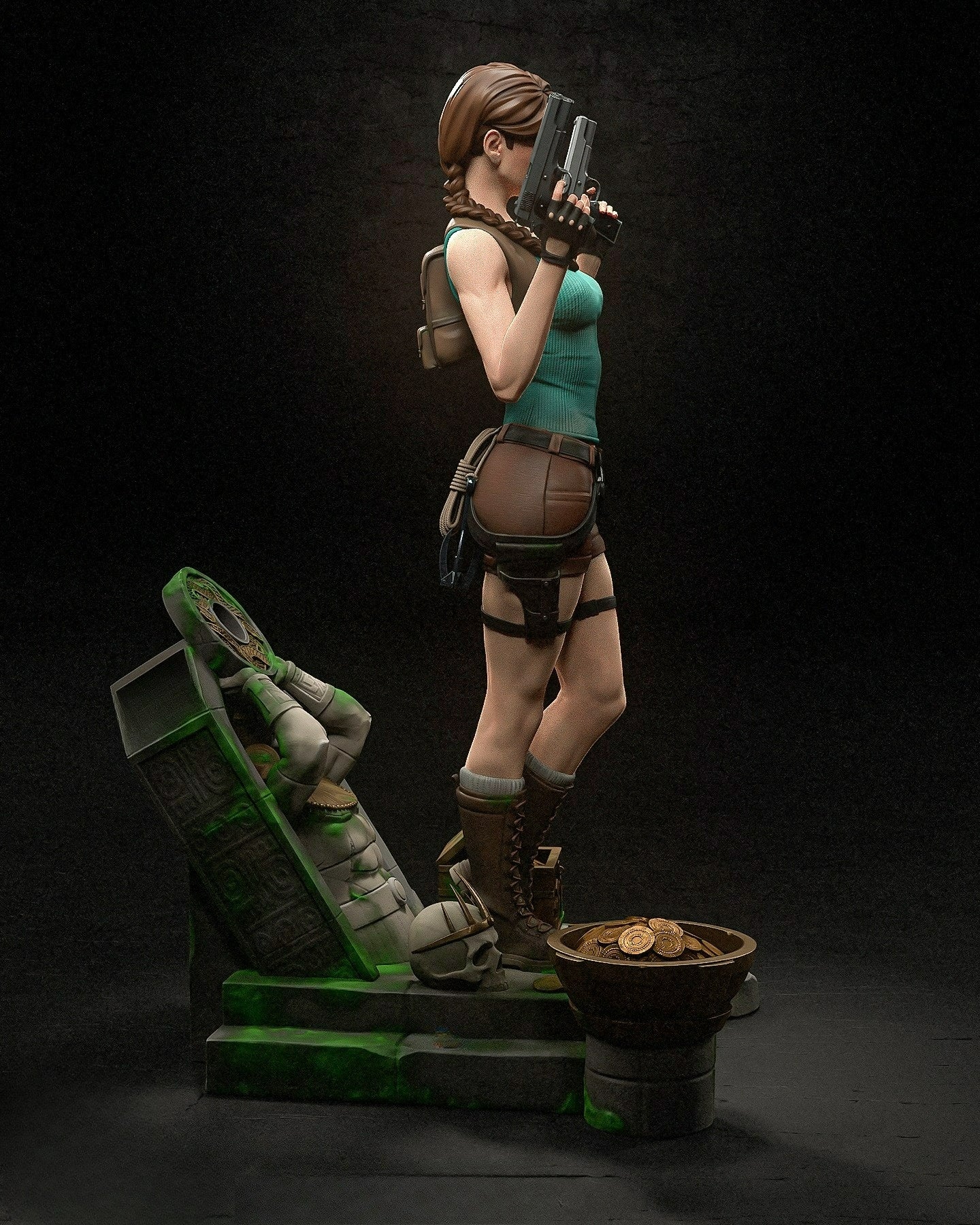 3317 Lara Croft - Tomb Raider - STL 3D Print Files