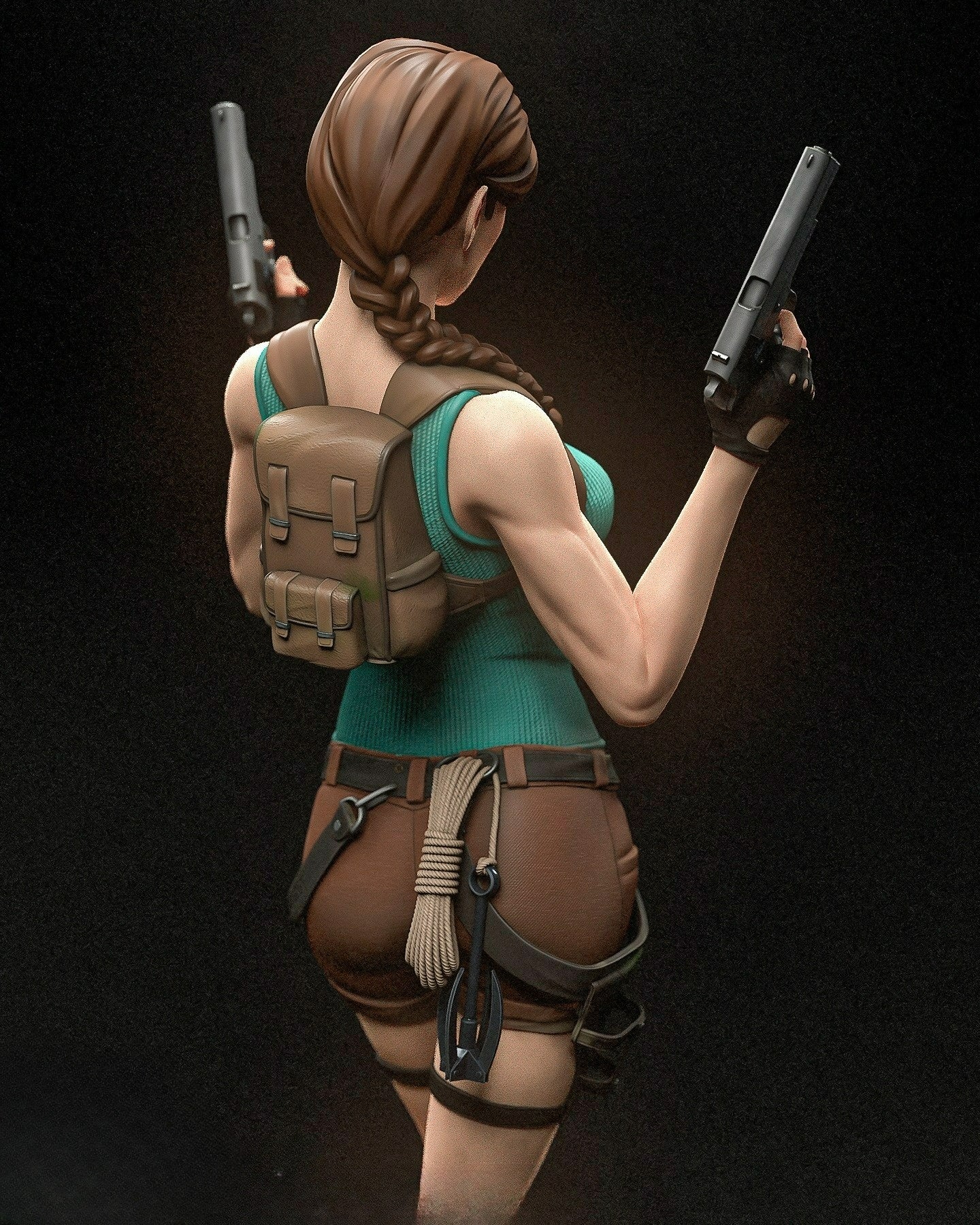 3317 Lara Croft - Tomb Raider - STL 3D Print Files