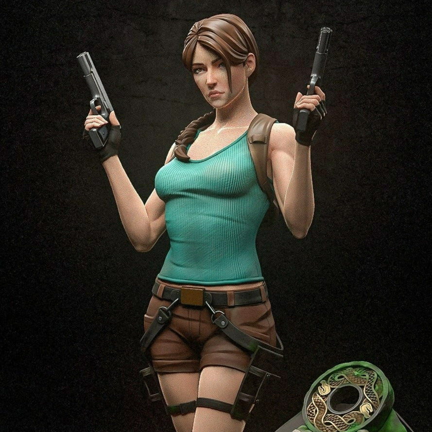 3317 Lara Croft - Tomb Raider - STL 3D Print Files