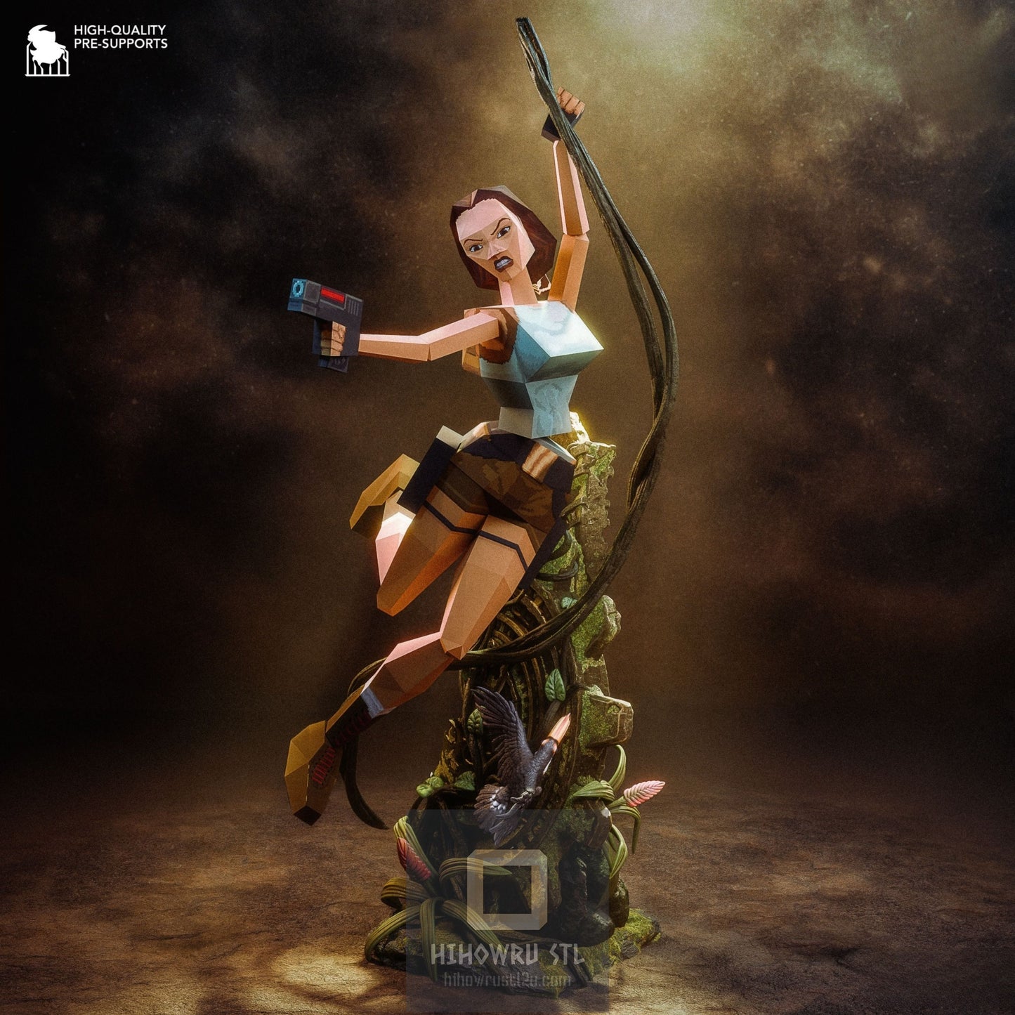 4886 Lara Croft - Tomb Raider - STL 3D Print Files