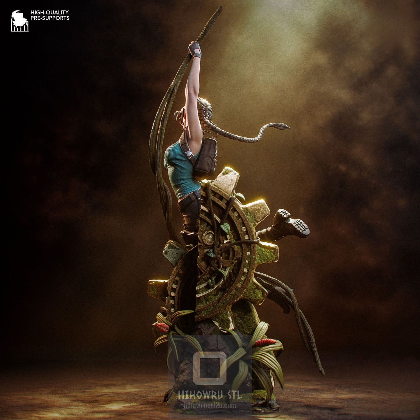 4886 Lara Croft - Tomb Raider - STL 3D Print Files