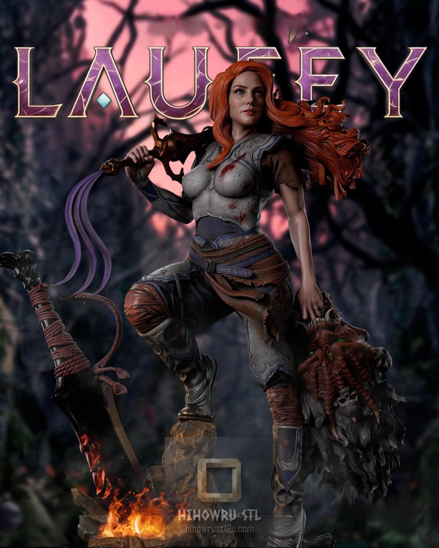 5474 Laufey - God of War - STL 3D Print Files