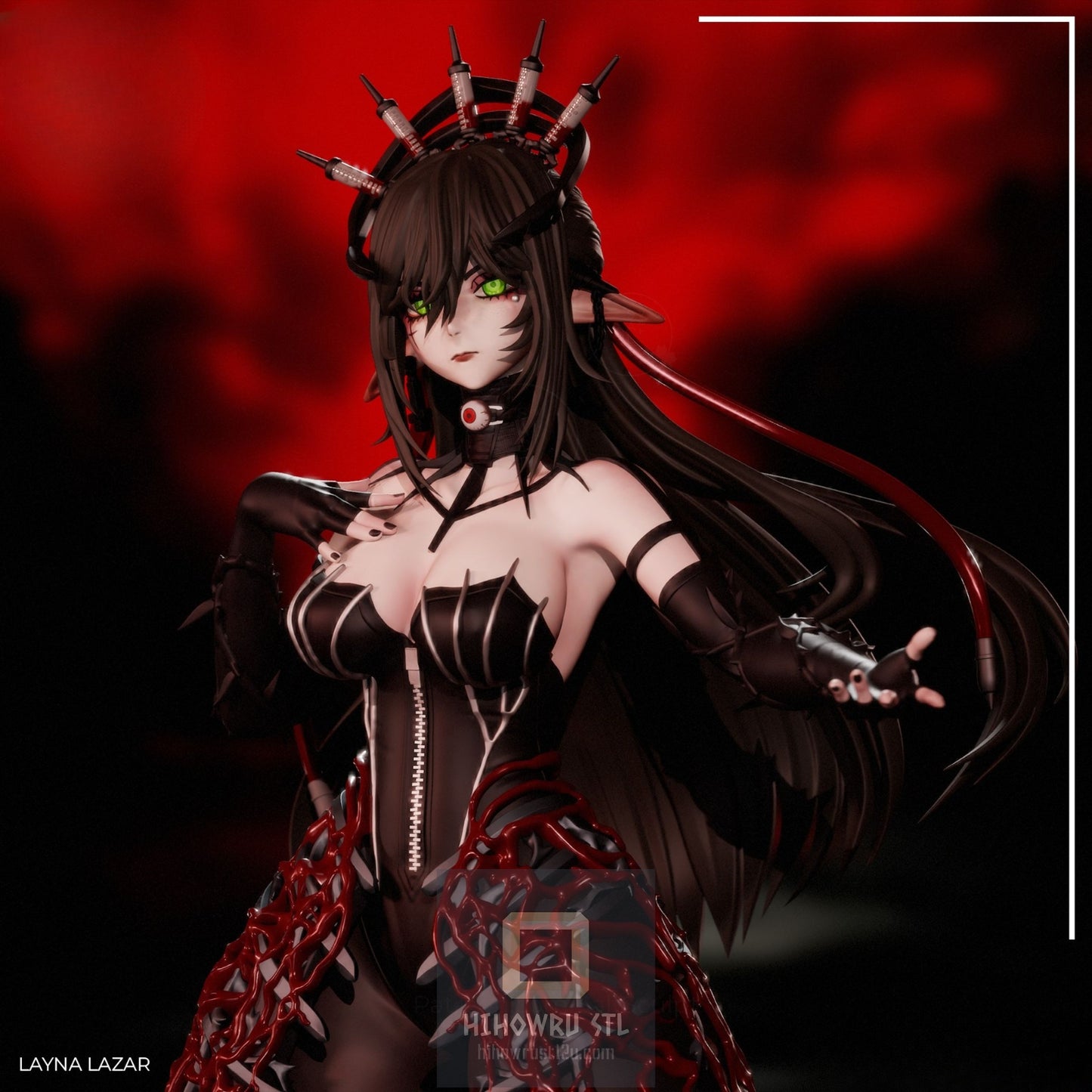 4797 Layna Lazar - Virtual YouTuber - STL 3D Print Files