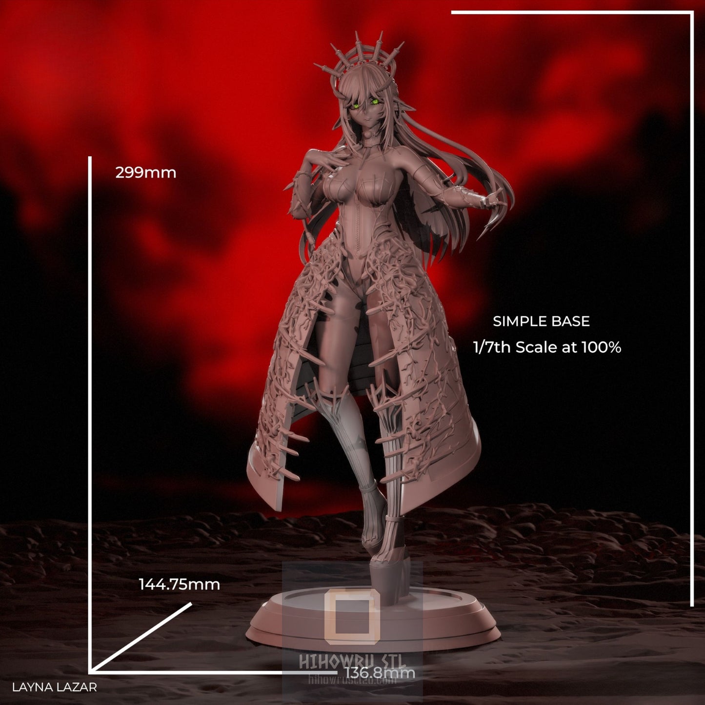 4797 Layna Lazar - Virtual YouTuber - STL 3D Print Files