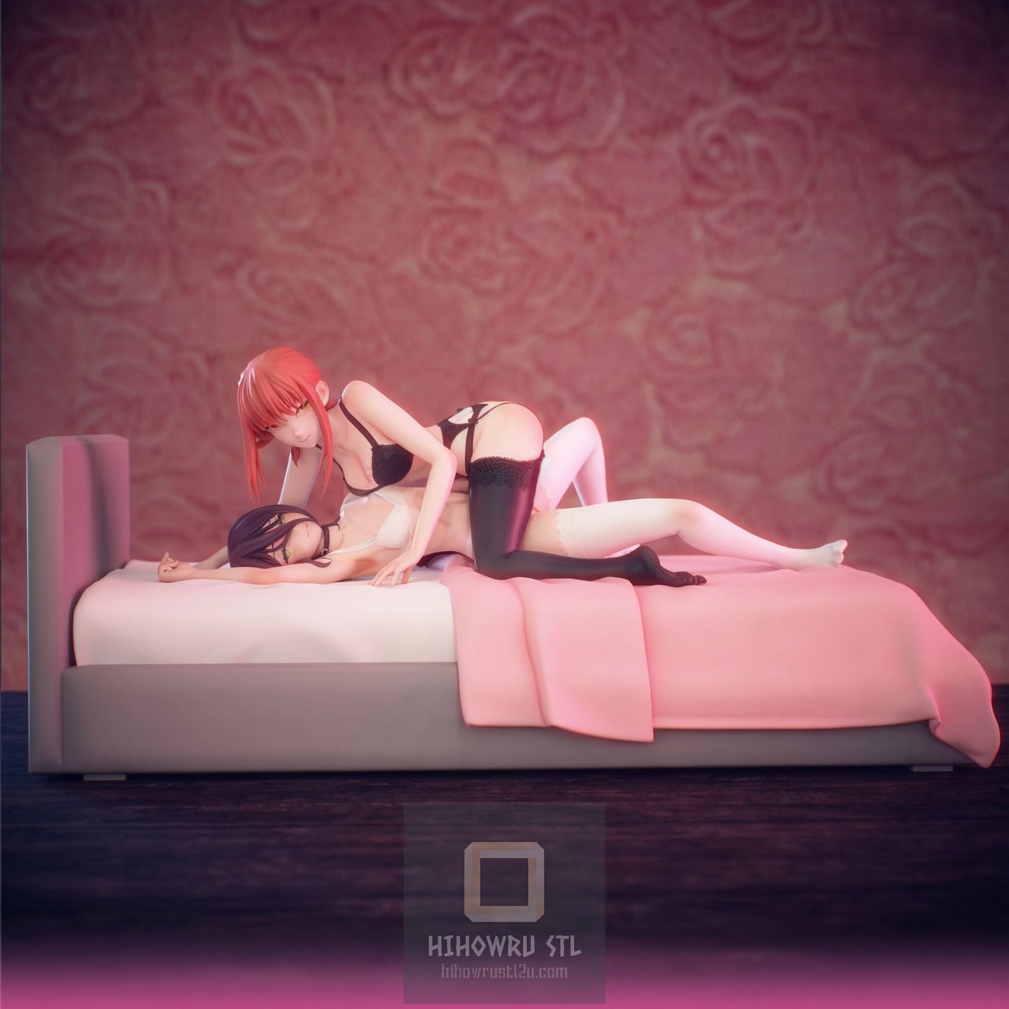 4866 Makima AND Reze NSFW - Chainsaw Man - STL 3D Print Files