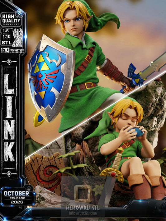 5649 Link - The Legend of Zelda - STL 3D Print Files