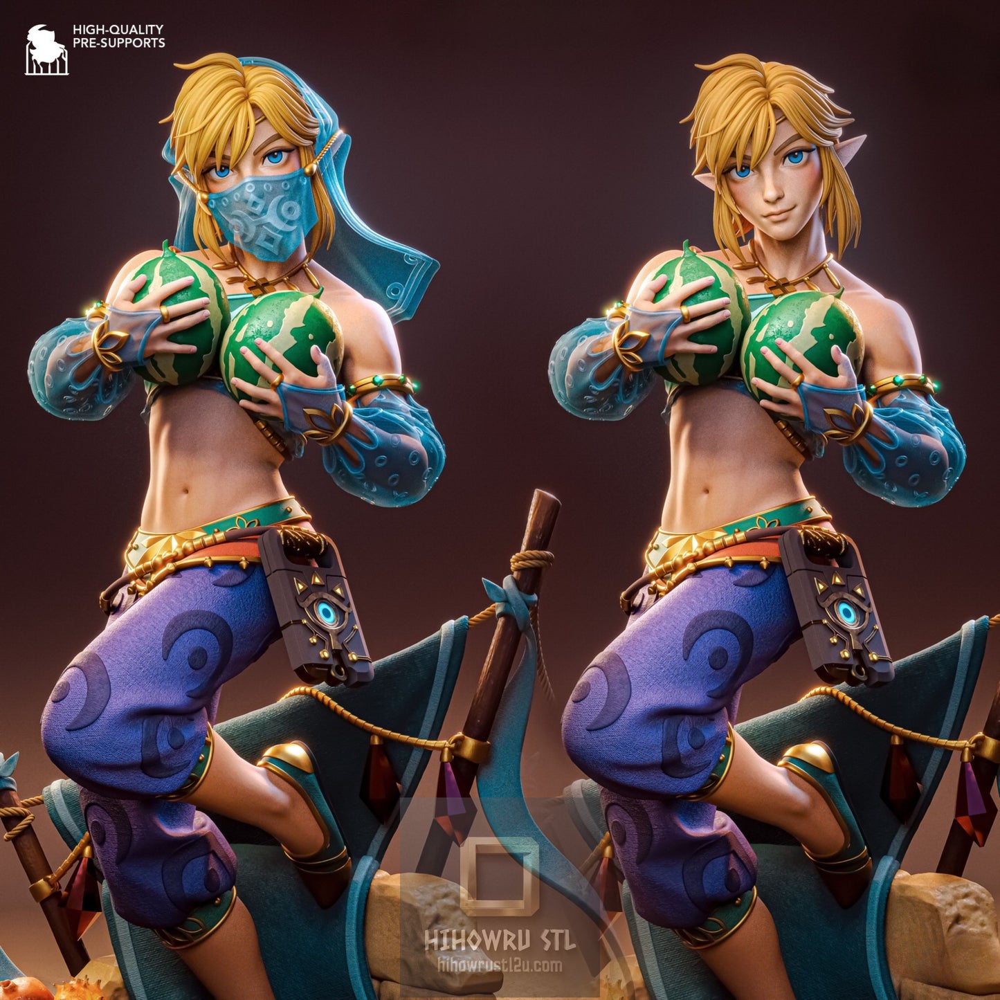 5307 Gerudo Link - The Legend of Zelda - STL 3D Print Files