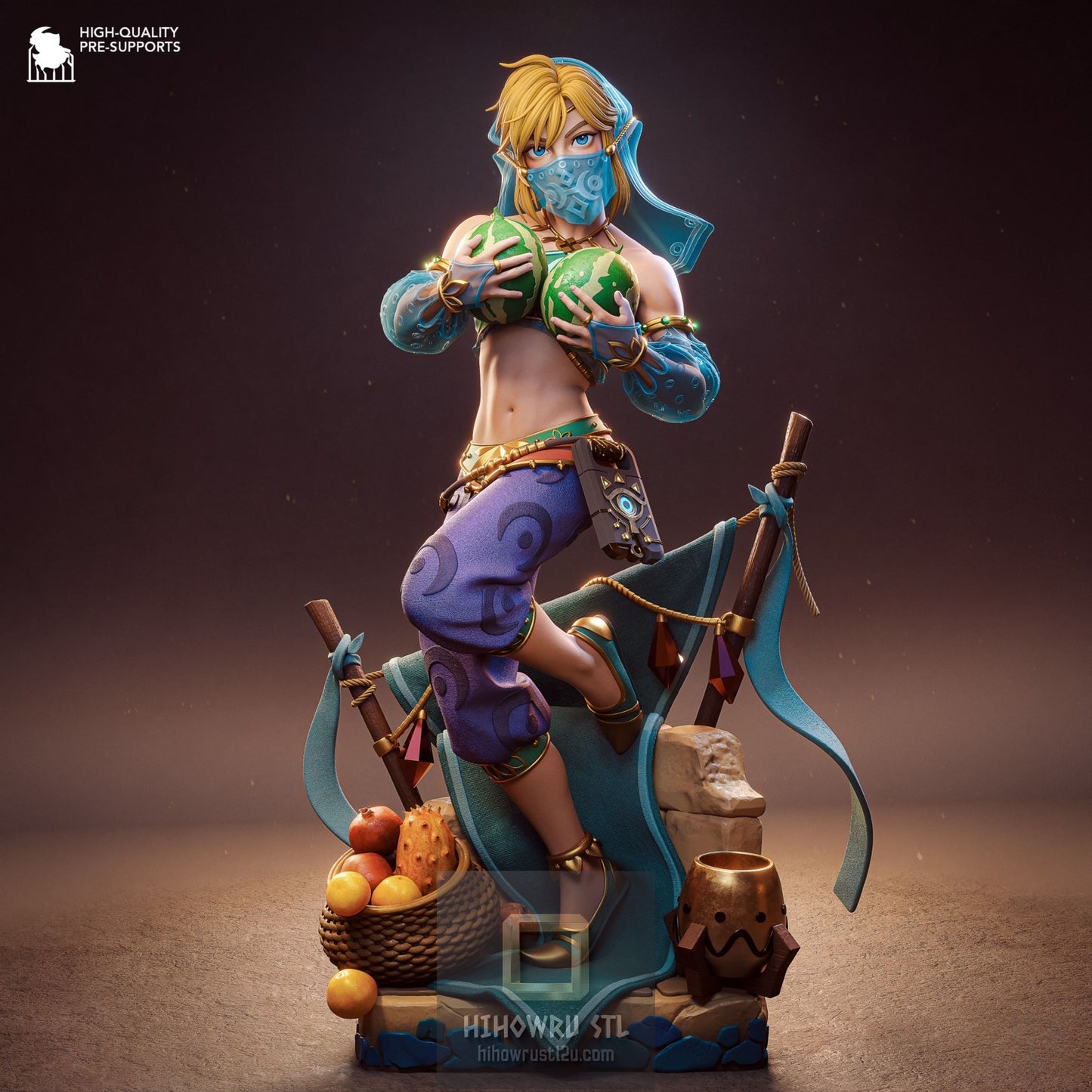 5307 Gerudo Link - The Legend of Zelda - STL 3D Print Files