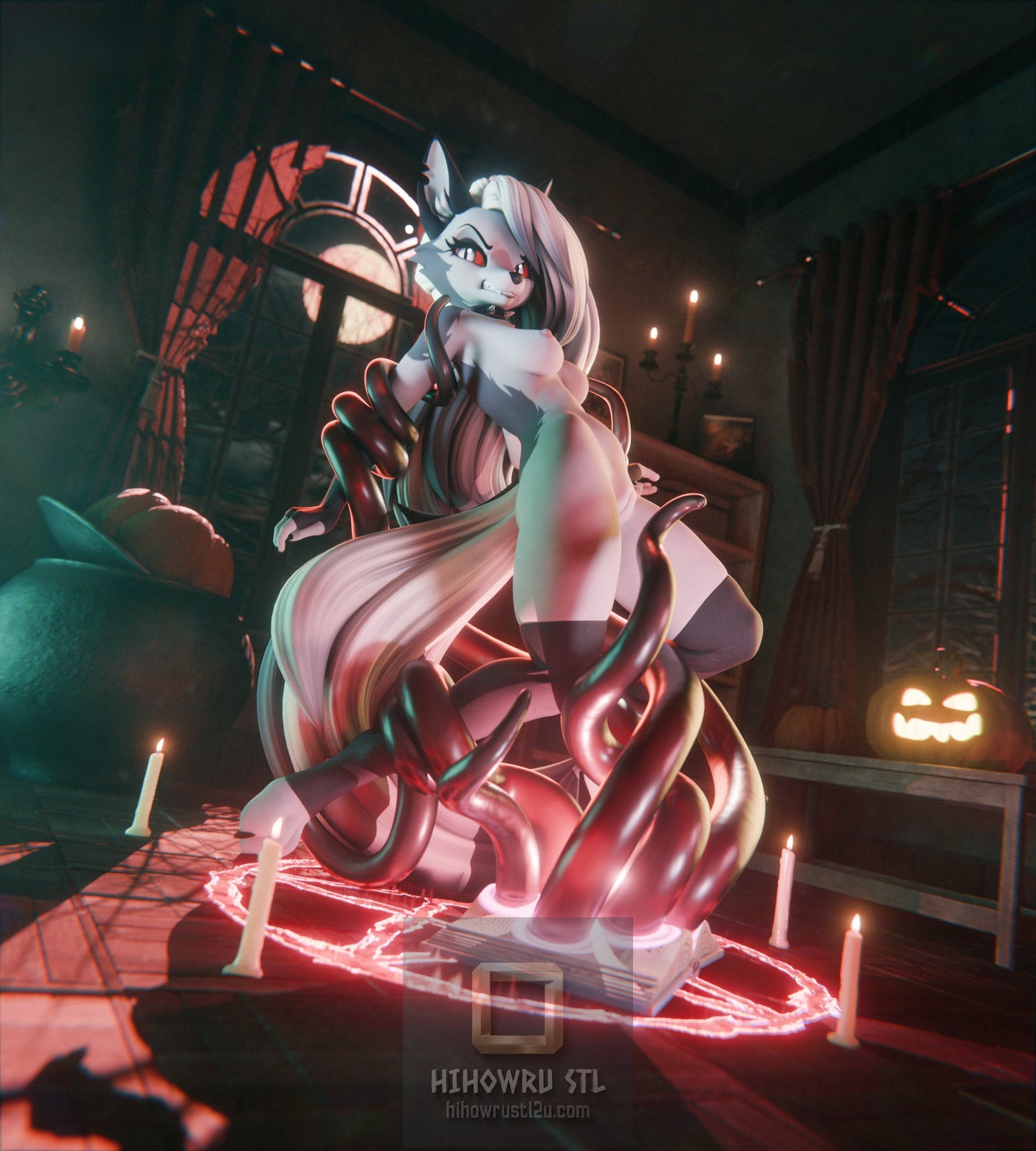 4983 Loona NSFW - Helluva Boss - STL 3D Print Files