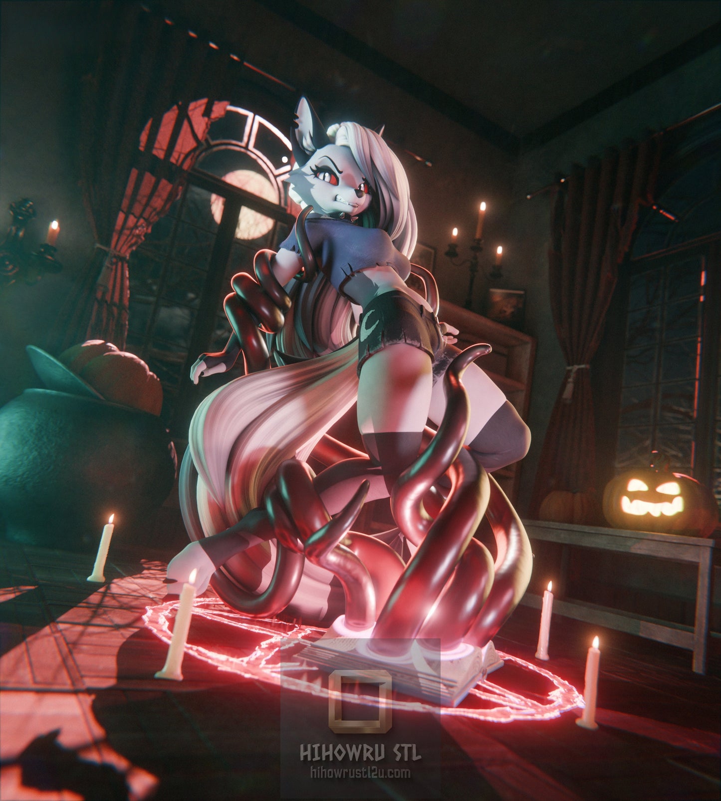 4983 Loona NSFW - Helluva Boss - STL 3D Print Files