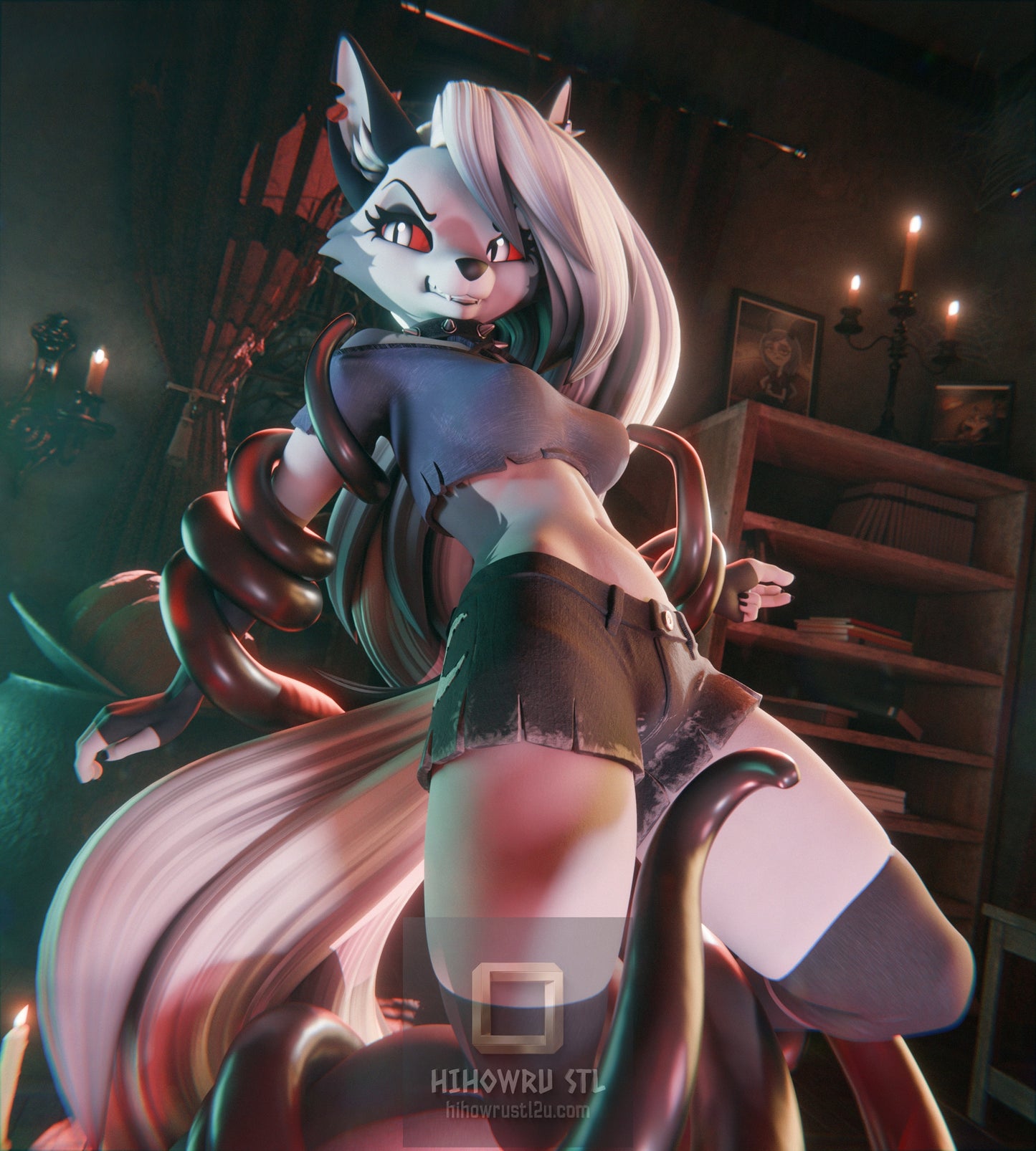 4983 Loona NSFW - Helluva Boss - STL 3D Print Files