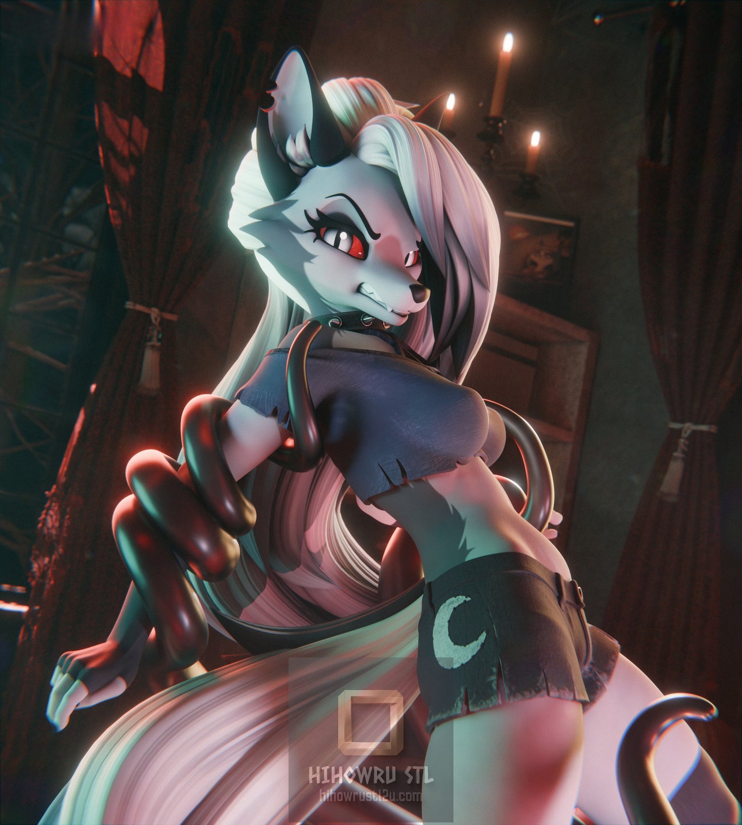 4983 Loona NSFW - Helluva Boss - STL 3D Print Files