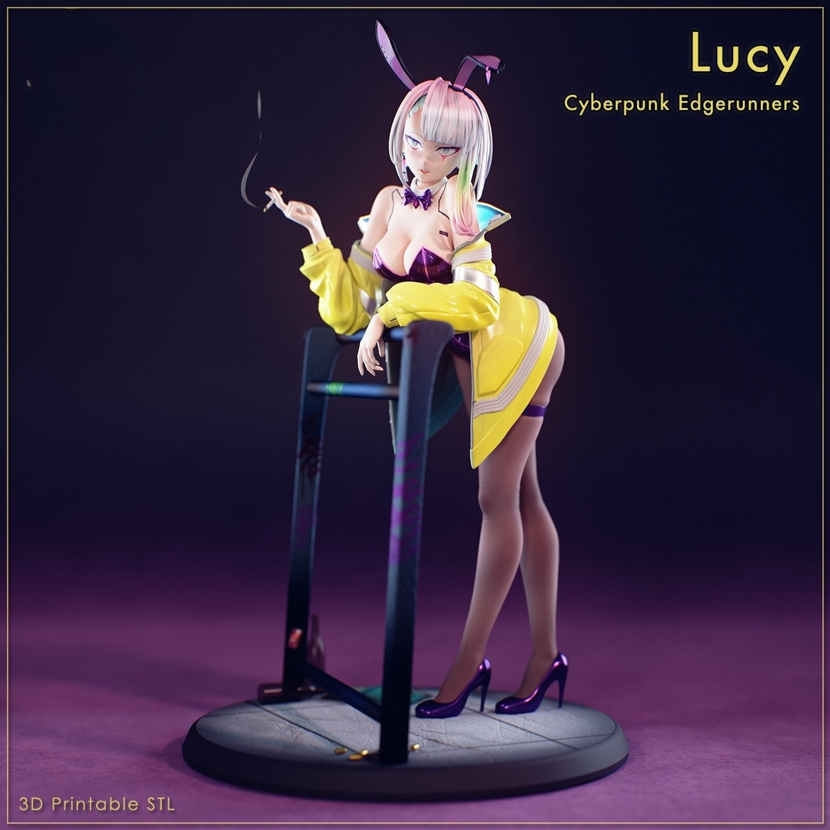 3063 Lucy - Cyberpunk Edgerunners - STL 3D Print Files