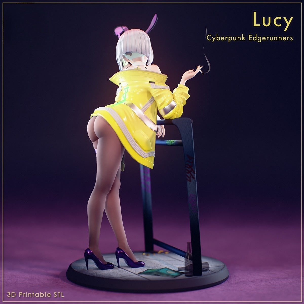 3063 Lucy - Cyberpunk Edgerunners - STL 3D Print Files
