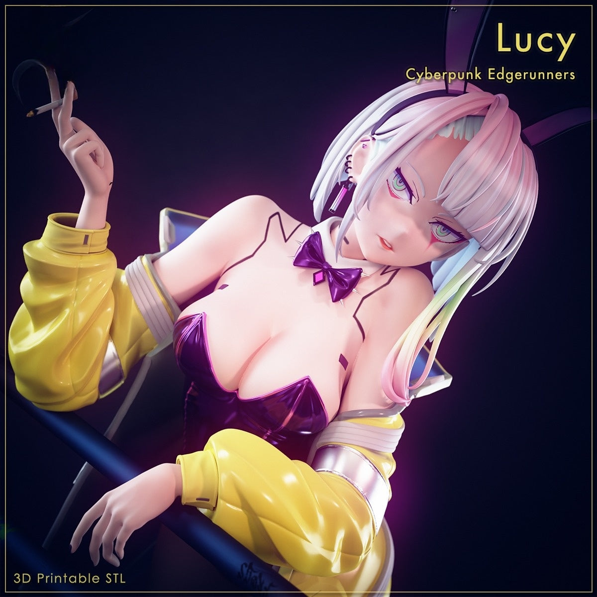 3063 Lucy - Cyberpunk Edgerunners - STL 3D Print Files