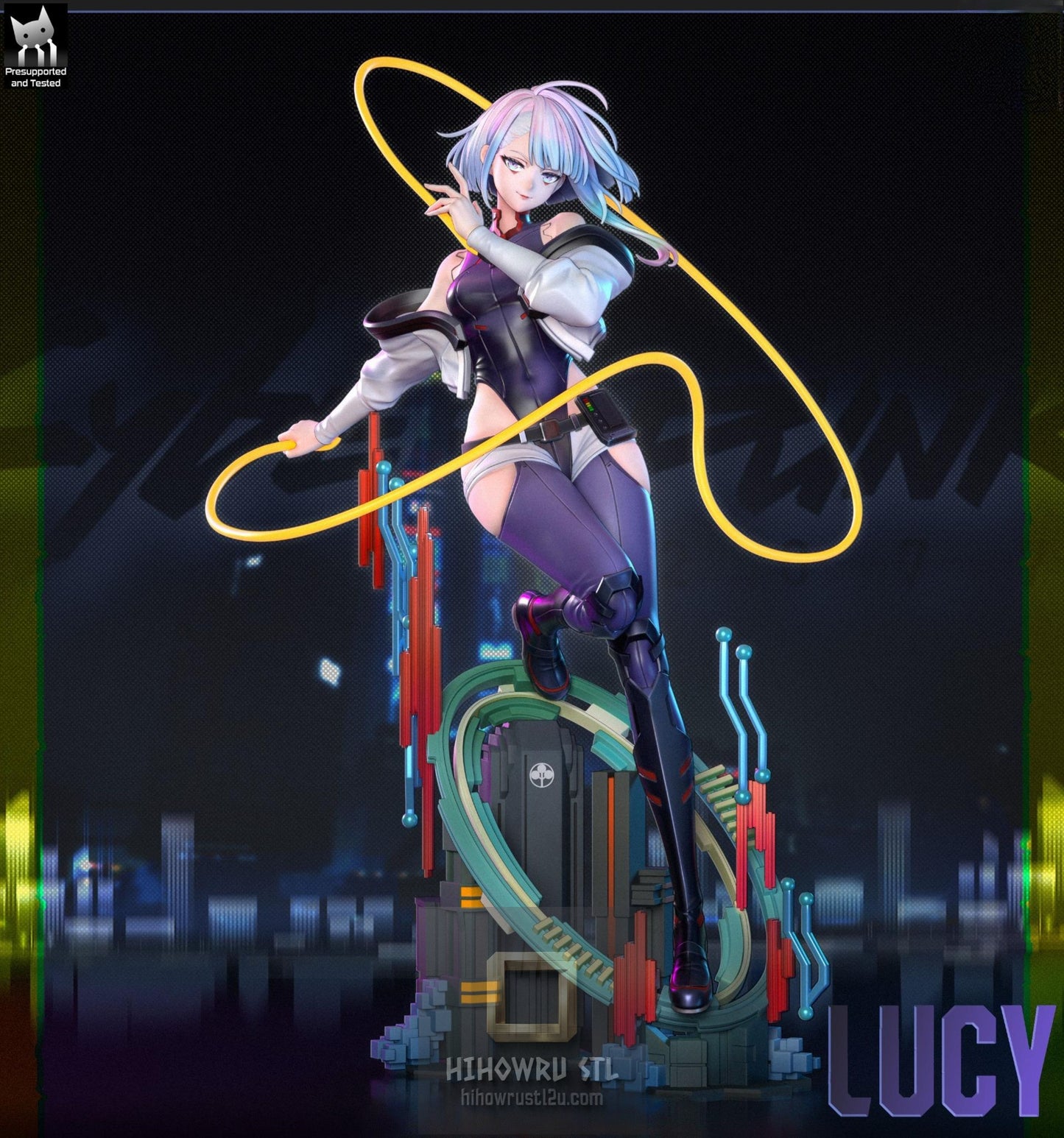 5491 Lucy - Cyberpunk Edgerunners - STL 3D Print Files