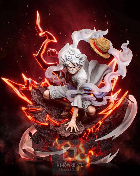 5396 Luffy Gear 5 - One Piece - STL 3D Print Files